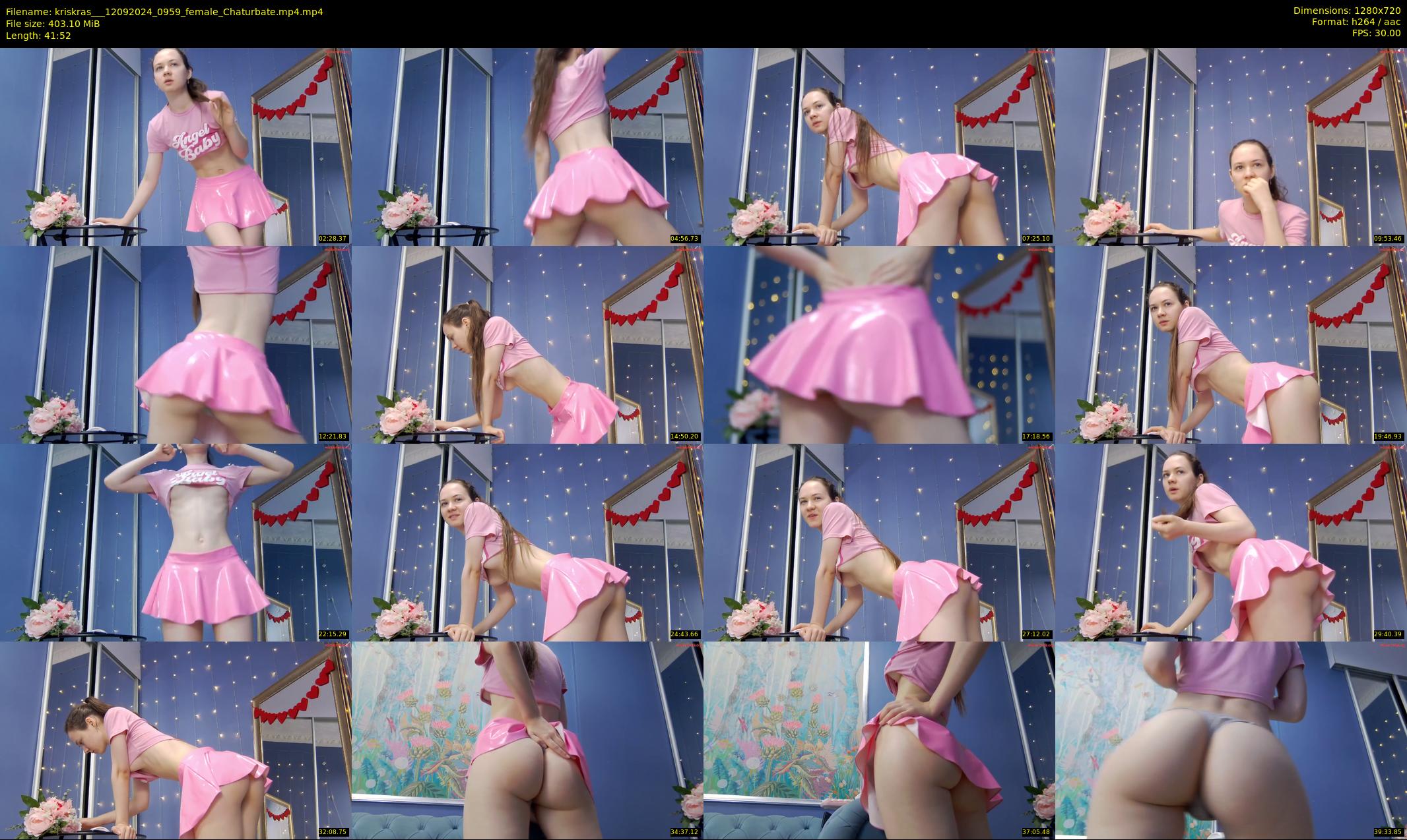 kriskras__ — 42 minute Chaturbate female cam show recording, 720p, Sep 12, 2024