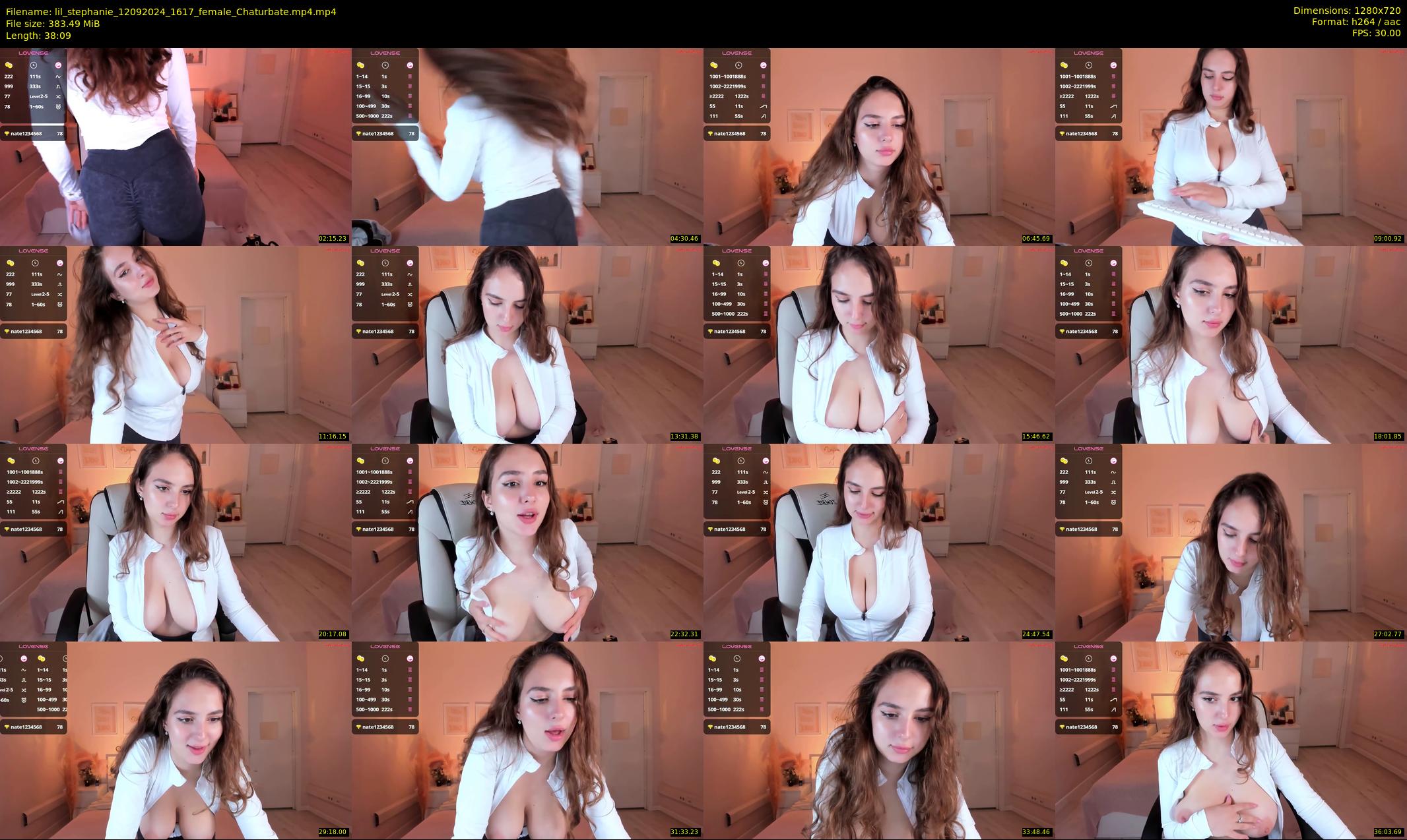 lil_stephanie — 39 minute Chaturbate female cam show recording, 720p, Sep 12, 2024