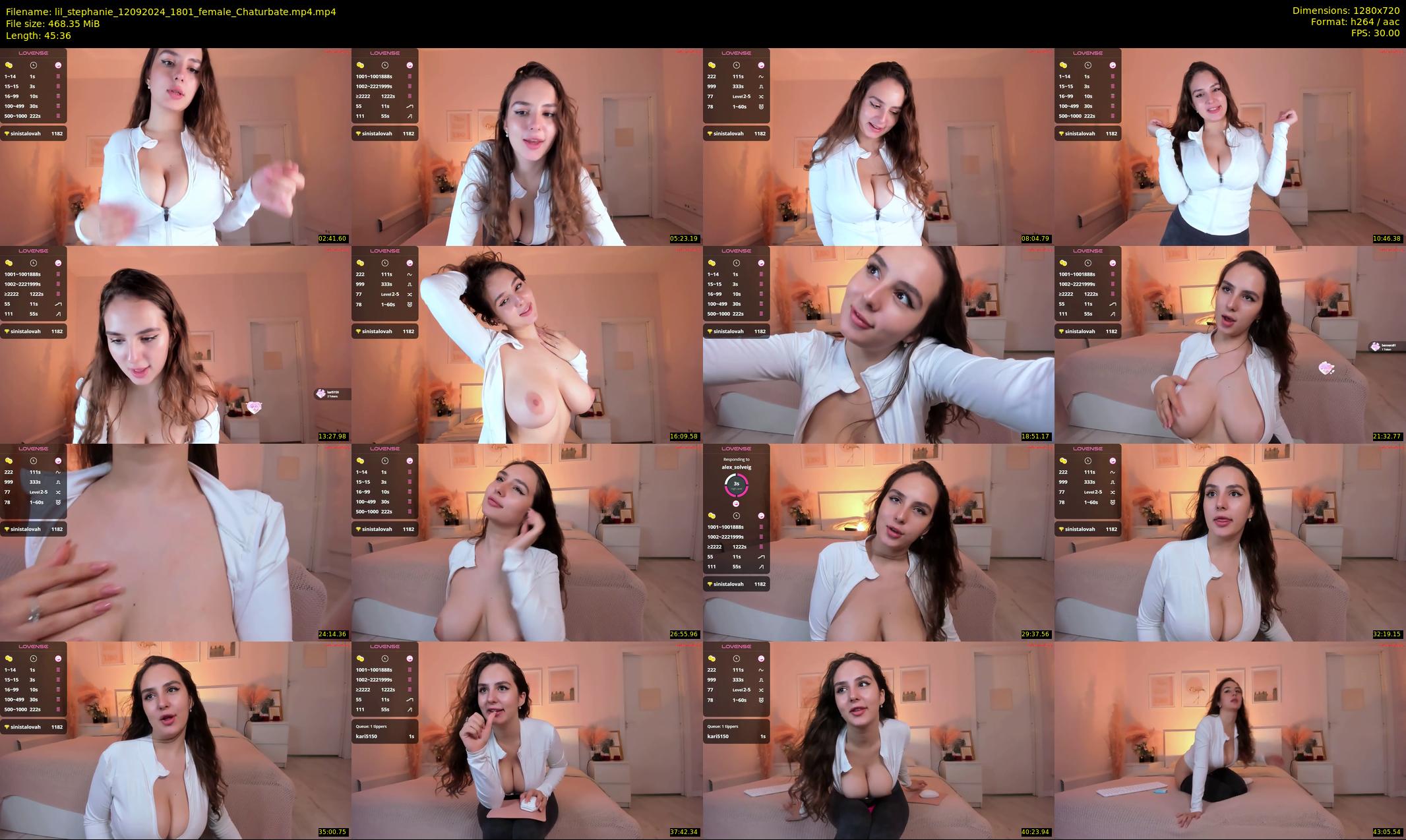lil_stephanie — 46 minute Chaturbate female cam show recording, 720p, Sep 12, 2024