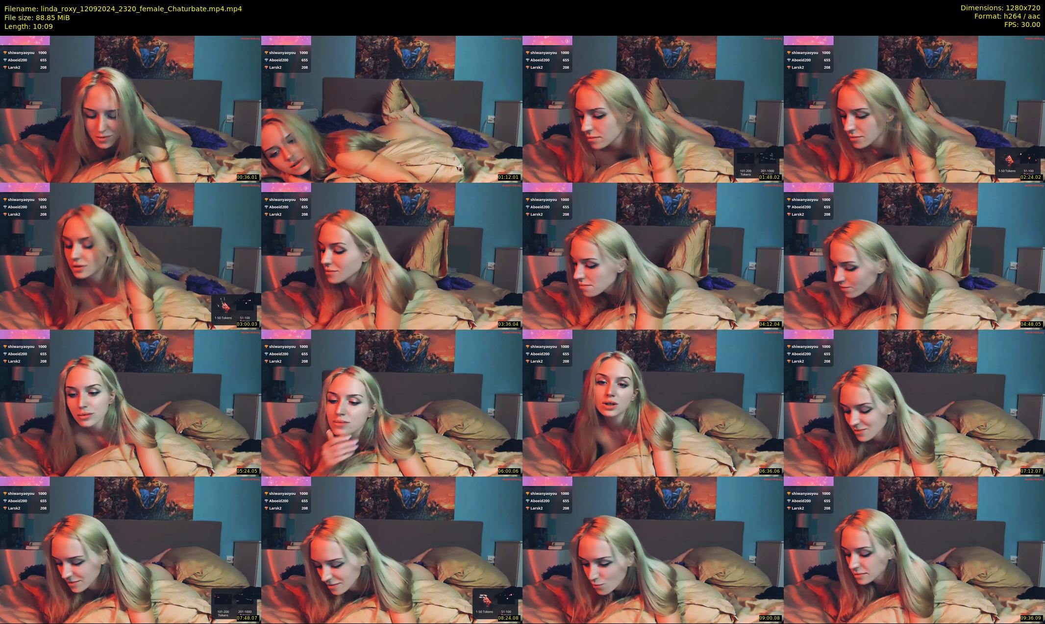 linda_roxy — 11 minute Chaturbate female cam show recording, 720p, Sep 12, 2024
