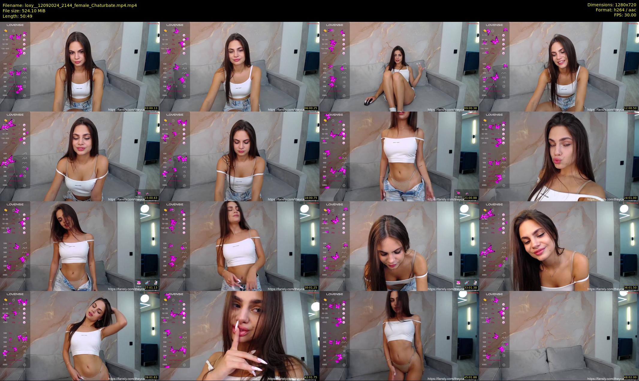 loxy_ — 51 minute Chaturbate female cam show recording, 720p, Sep 12, 2024