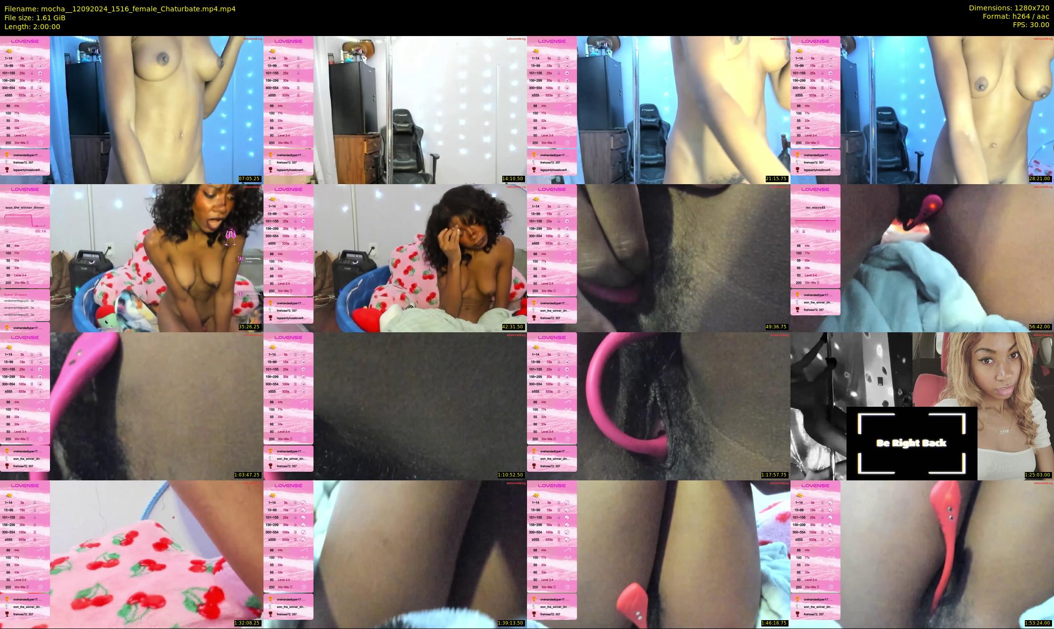 mocha_ — 120 minute Chaturbate female cam show recording, 720p, Sep 12, 2024
