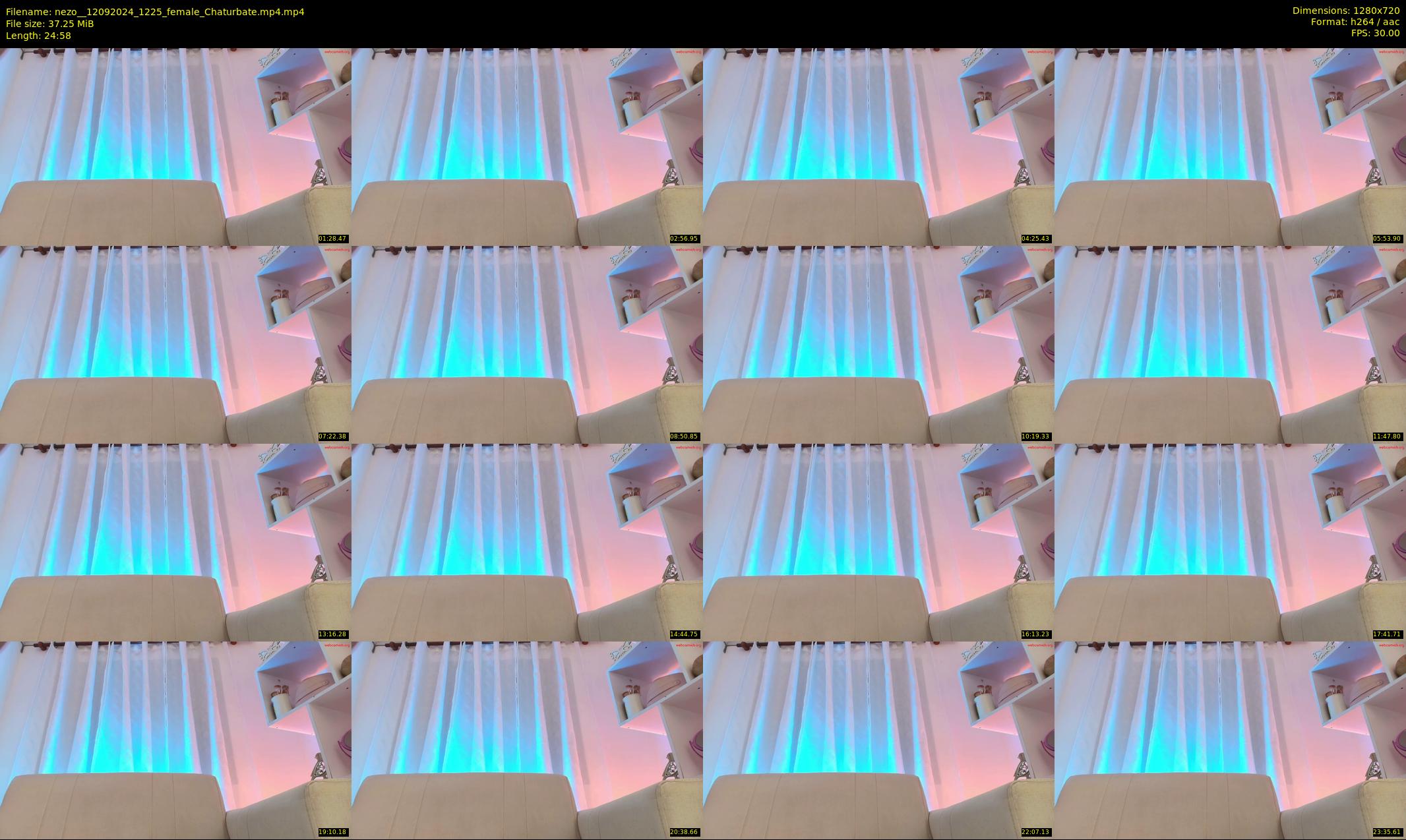 nezo_ — 25 minute Chaturbate female cam show recording, 720p, Sep 12, 2024