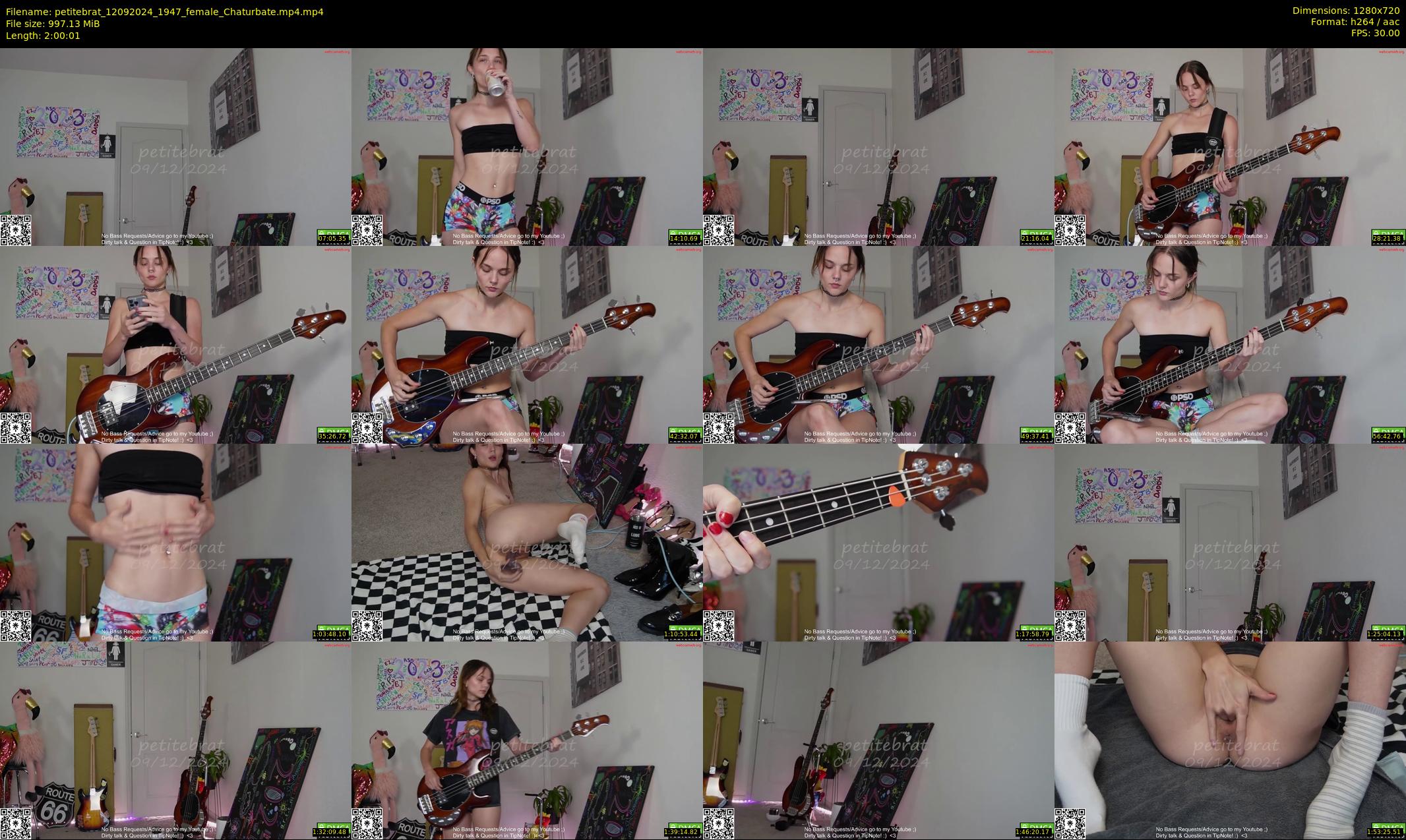 petitebrat — 121 minute Chaturbate female cam show recording, 720p, Sep 12, 2024