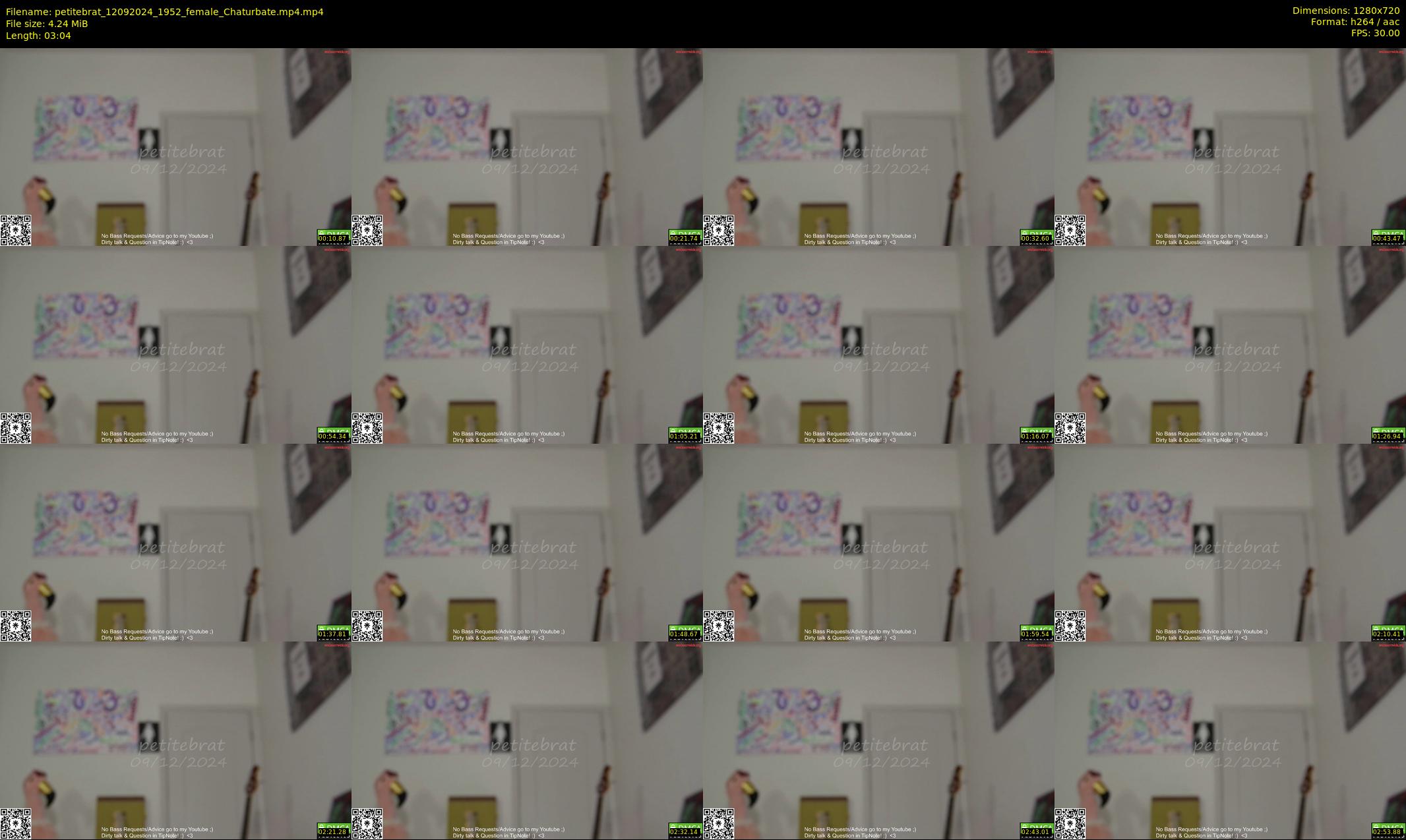 petitebrat — 4 minute Chaturbate female cam show recording, 720p, Sep 12, 2024