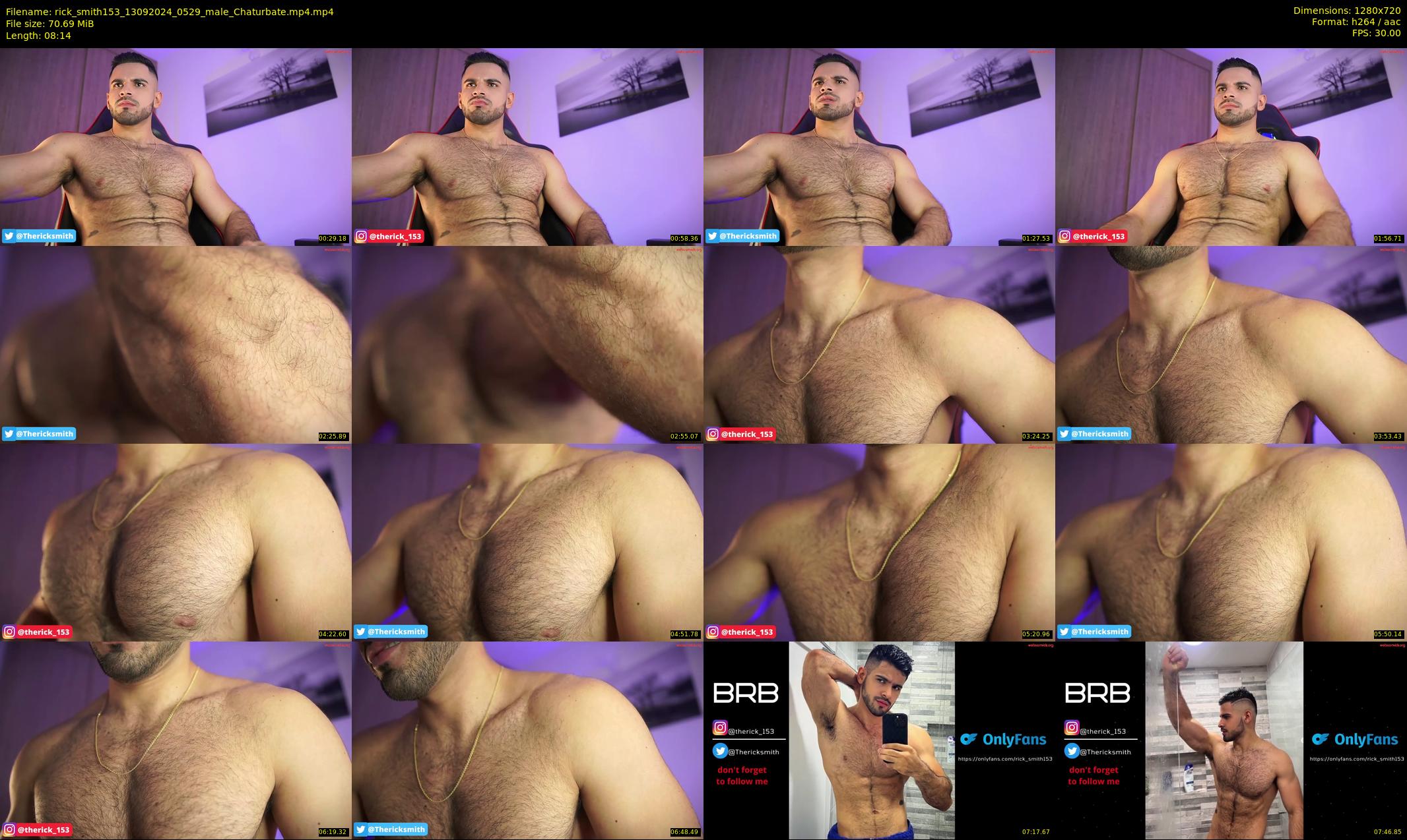 rick_smith153 — 9 minute Chaturbate male cam show recording, 720p, Sep 13, 2024