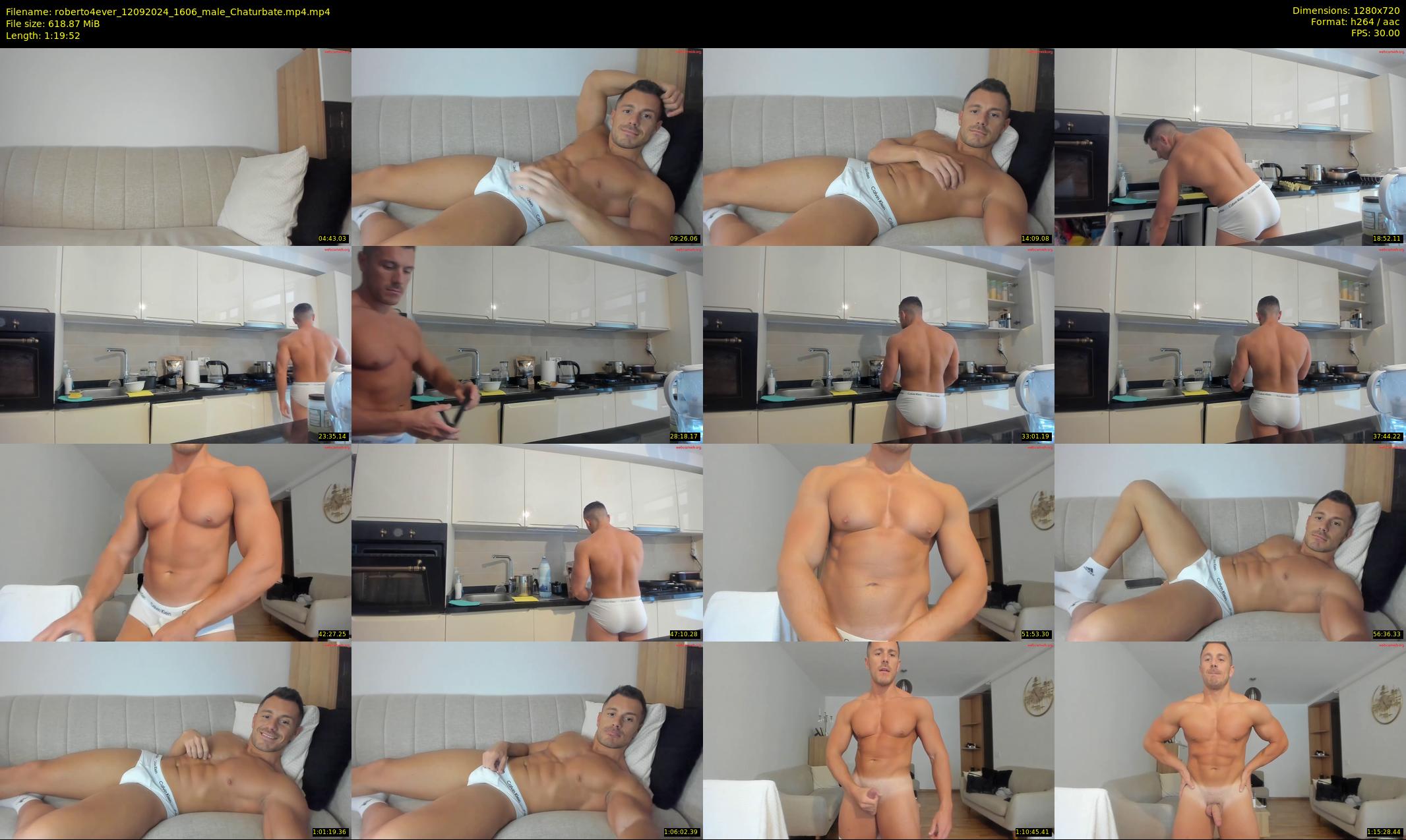 roberto4ever — 80 minute Chaturbate male cam show recording, 720p, Sep 12, 2024