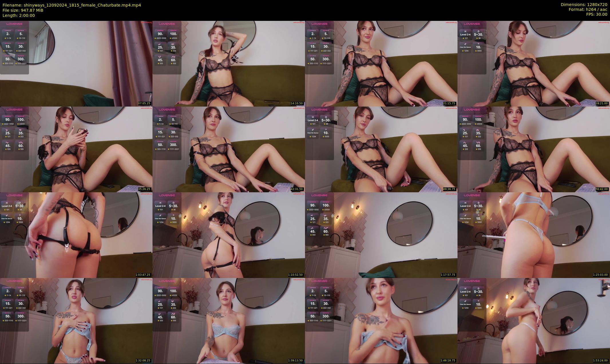shinyways — 120 minute Chaturbate couple cam show recording, 720p, Sep 12, 2024