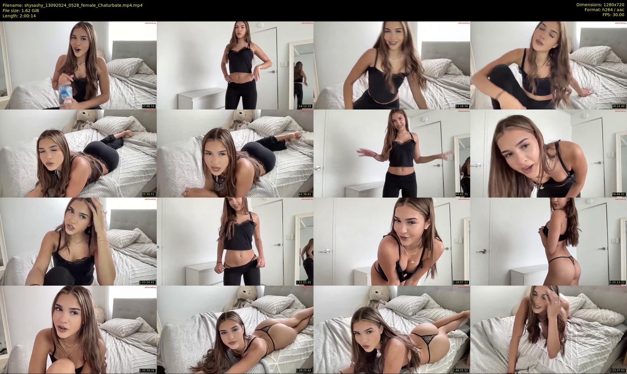 shysashy — 121 minute Chaturbate female cam show recording, 720p, Sep 13, 2024