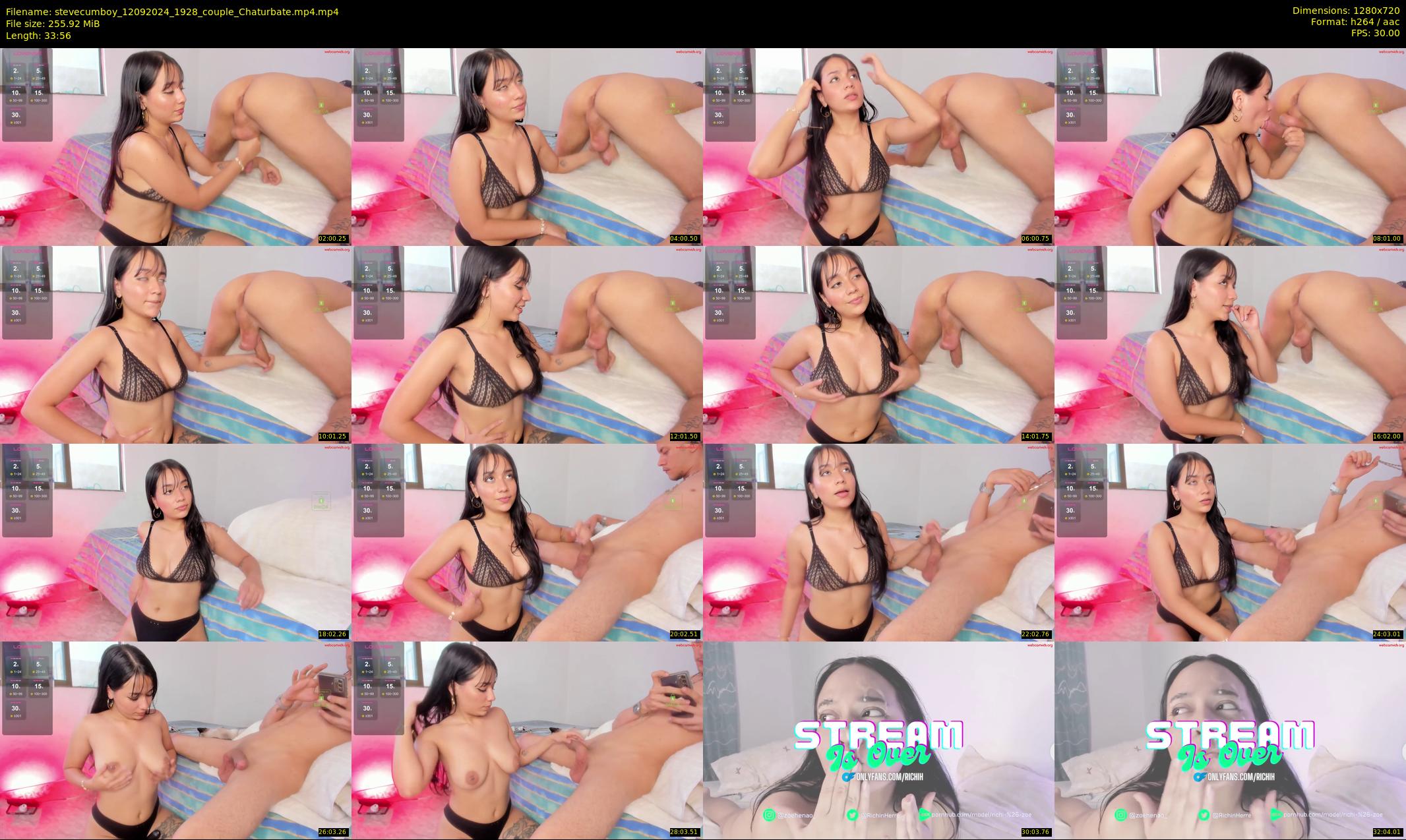 stevecumboy — 34 minute Chaturbate couple cam show recording, 720p, Sep 12, 2024
