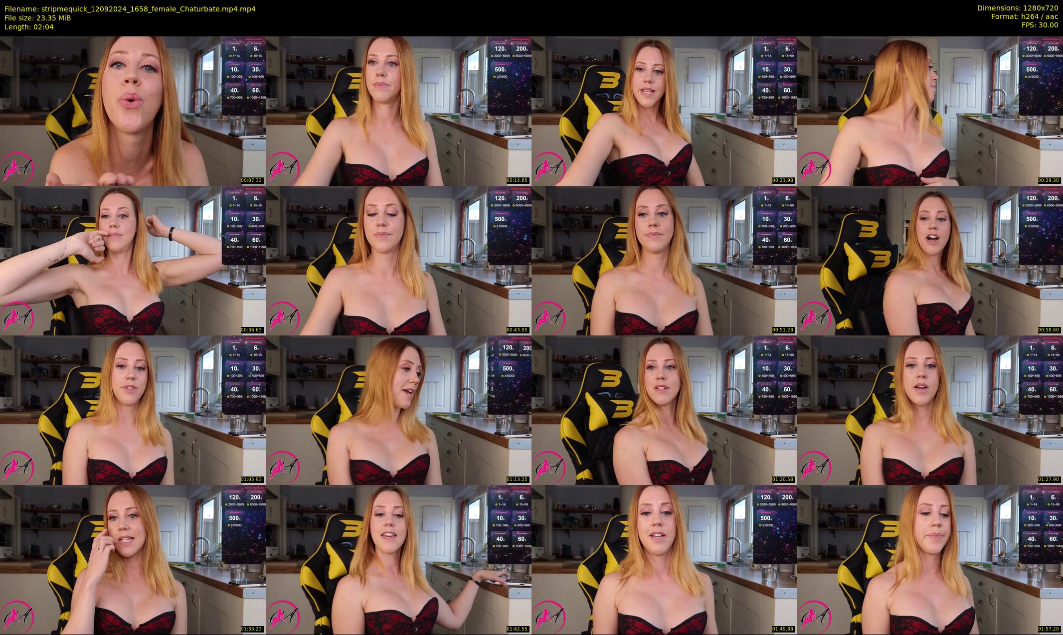 stripmequick — 3 minute Chaturbate female cam show recording, 720p, Sep 12, 2024