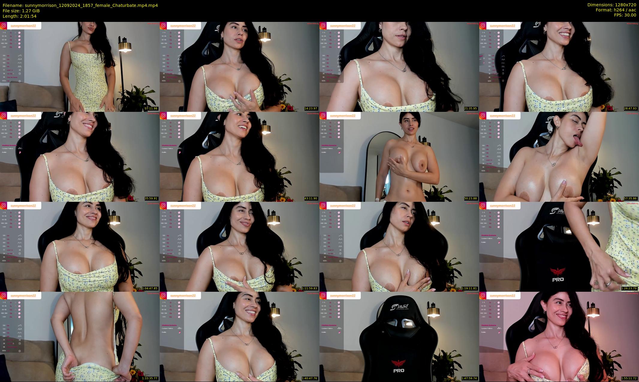 sunnymorrison — 122 minute Chaturbate female cam show recording, 720p, Sep 12, 2024