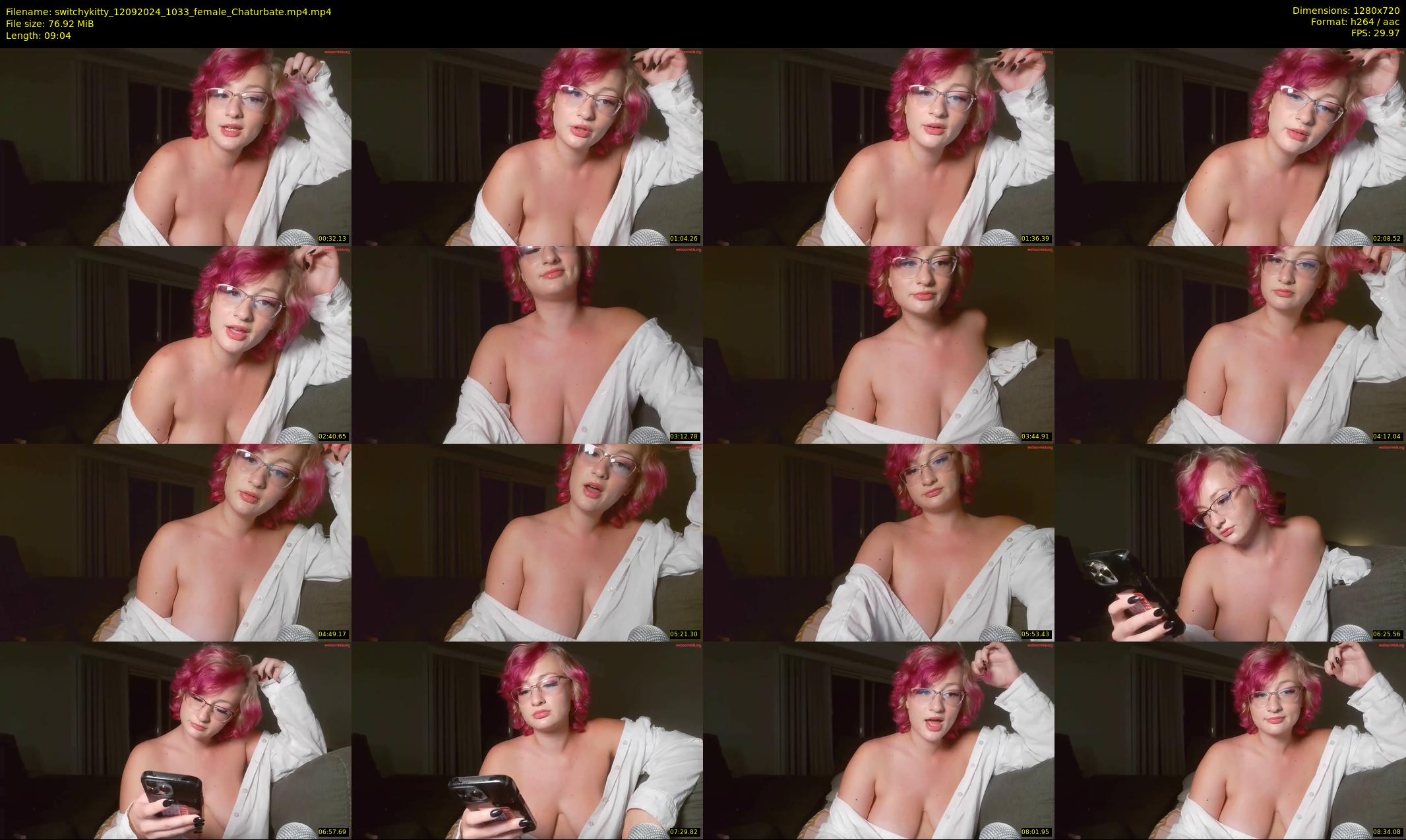 switchykitty — 10 minute Chaturbate female cam show recording, 720p, Sep 12, 2024