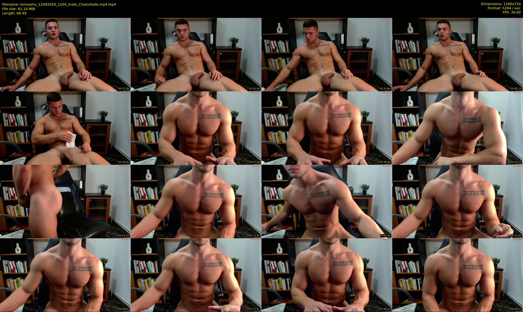 tomasmv — 9 minute Chaturbate male cam show recording, 720p, Sep 12, 2024