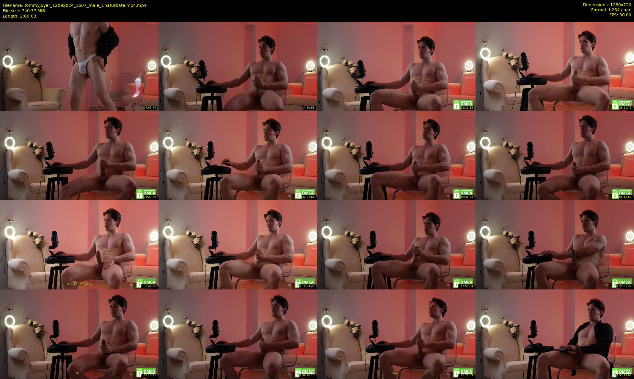 tommyjoyer — 121 minute Chaturbate male cam show recording, 720p, Sep 12, 2024