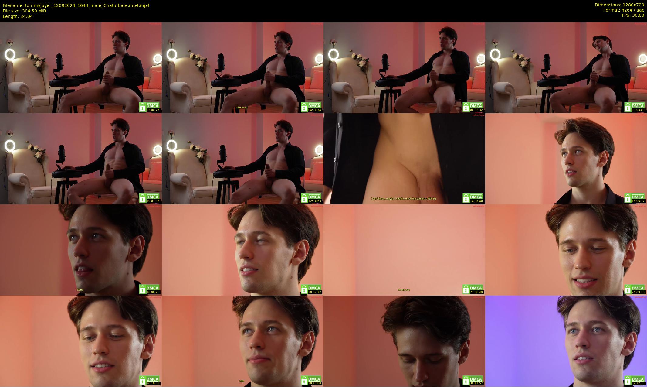 tommyjoyer — 35 minute Chaturbate male cam show recording, 720p, Sep 12, 2024