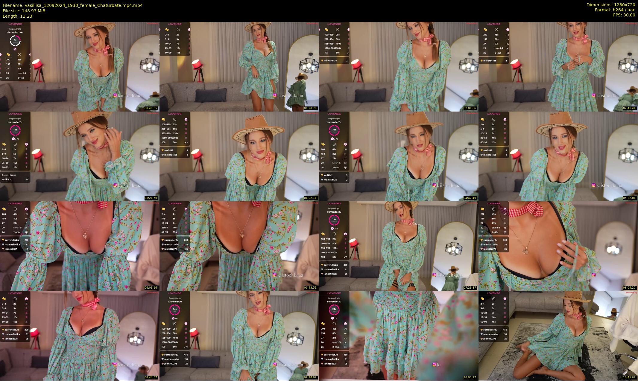 vasillisa — 12 minute Chaturbate female cam show recording, 720p, Sep 12, 2024