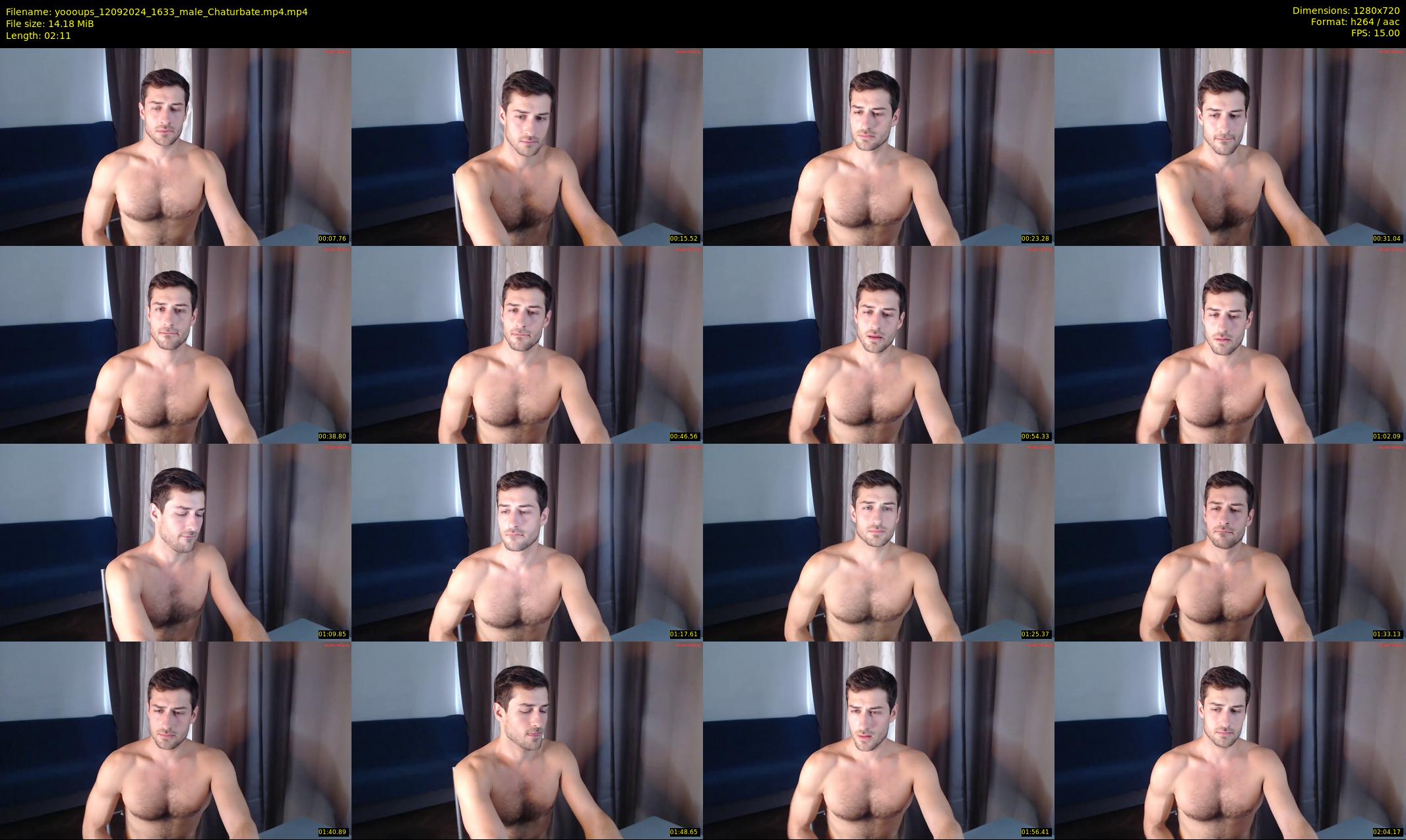 yoooups — 3 minute Chaturbate male cam show recording, 720p, Sep 12, 2024