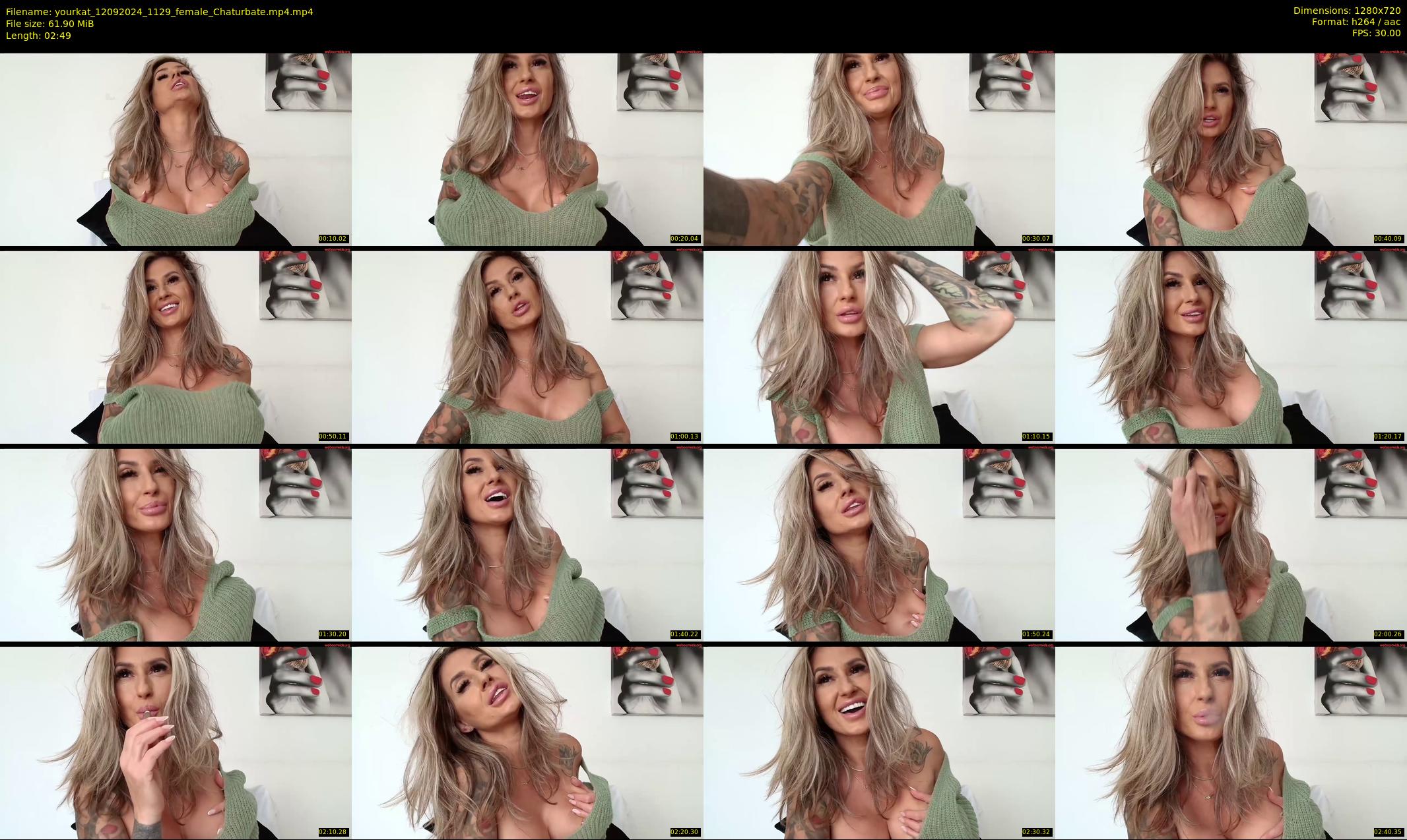 yourkat — 3 minute Chaturbate female cam show recording, 720p, Sep 12, 2024