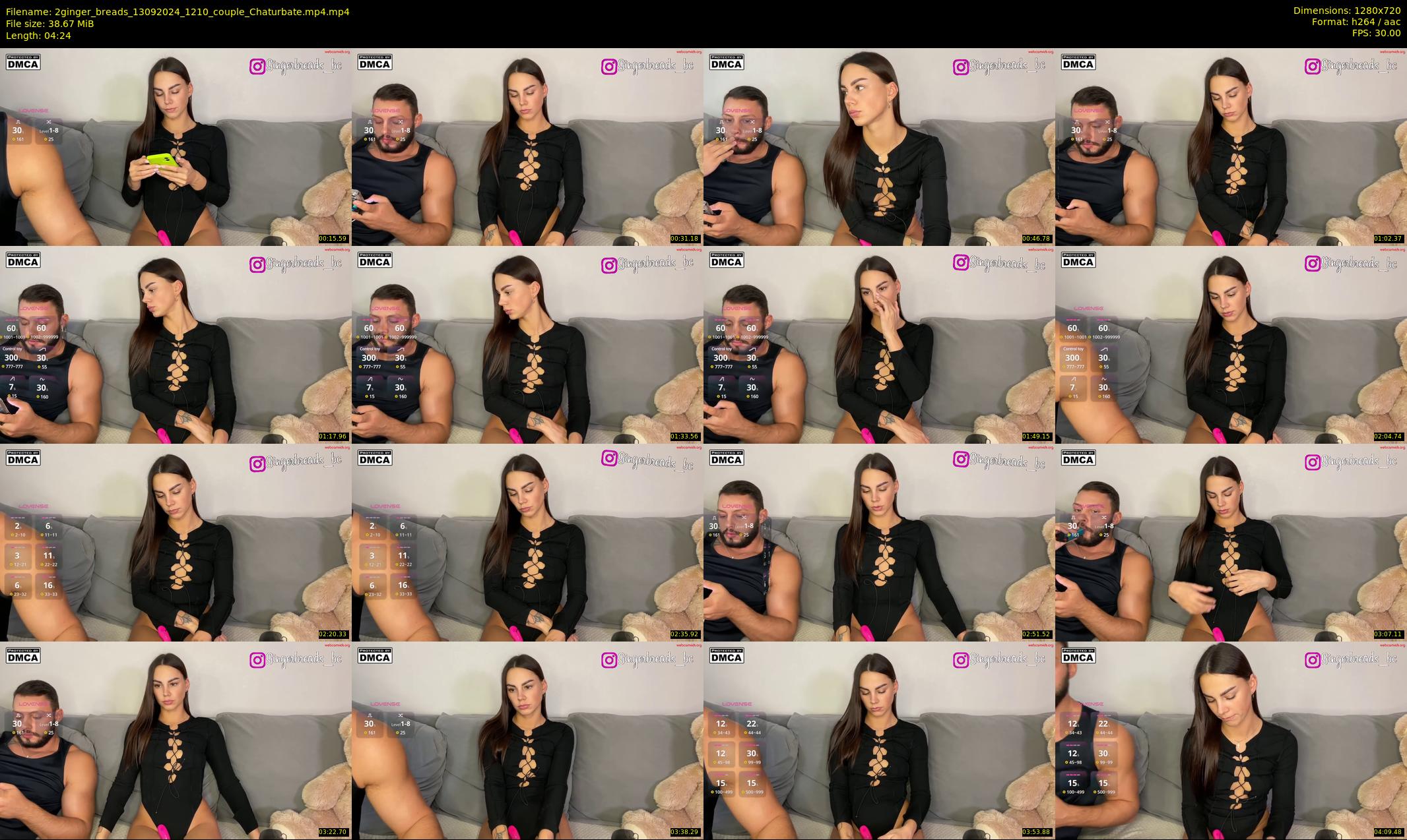 2ginger_breads — 5 minute Chaturbate couple cam show recording, 720p, Sep 13, 2024