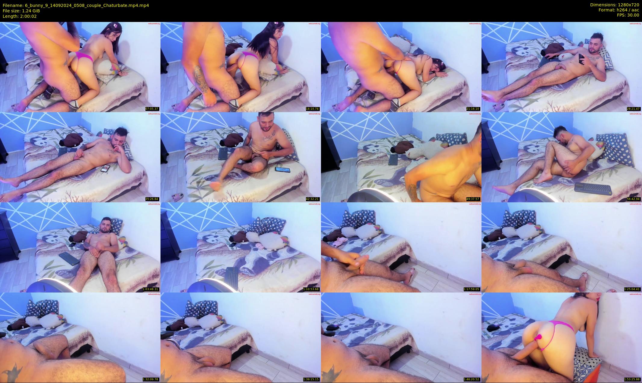 6_bunny_9 — 121 minute Chaturbate couple cam show recording, 720p, Sep 14, 2024