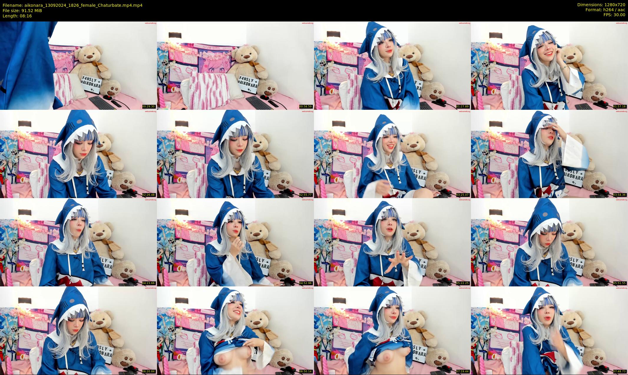 aikonara — 9 minute Chaturbate female cam show recording, 720p, Sep 13, 2024