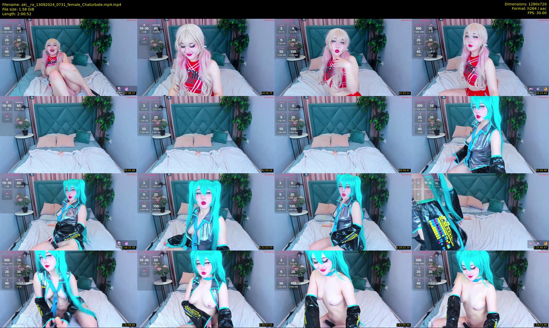 aki__ra — 121 minute Chaturbate female cam show recording, 720p, Sep 13, 2024