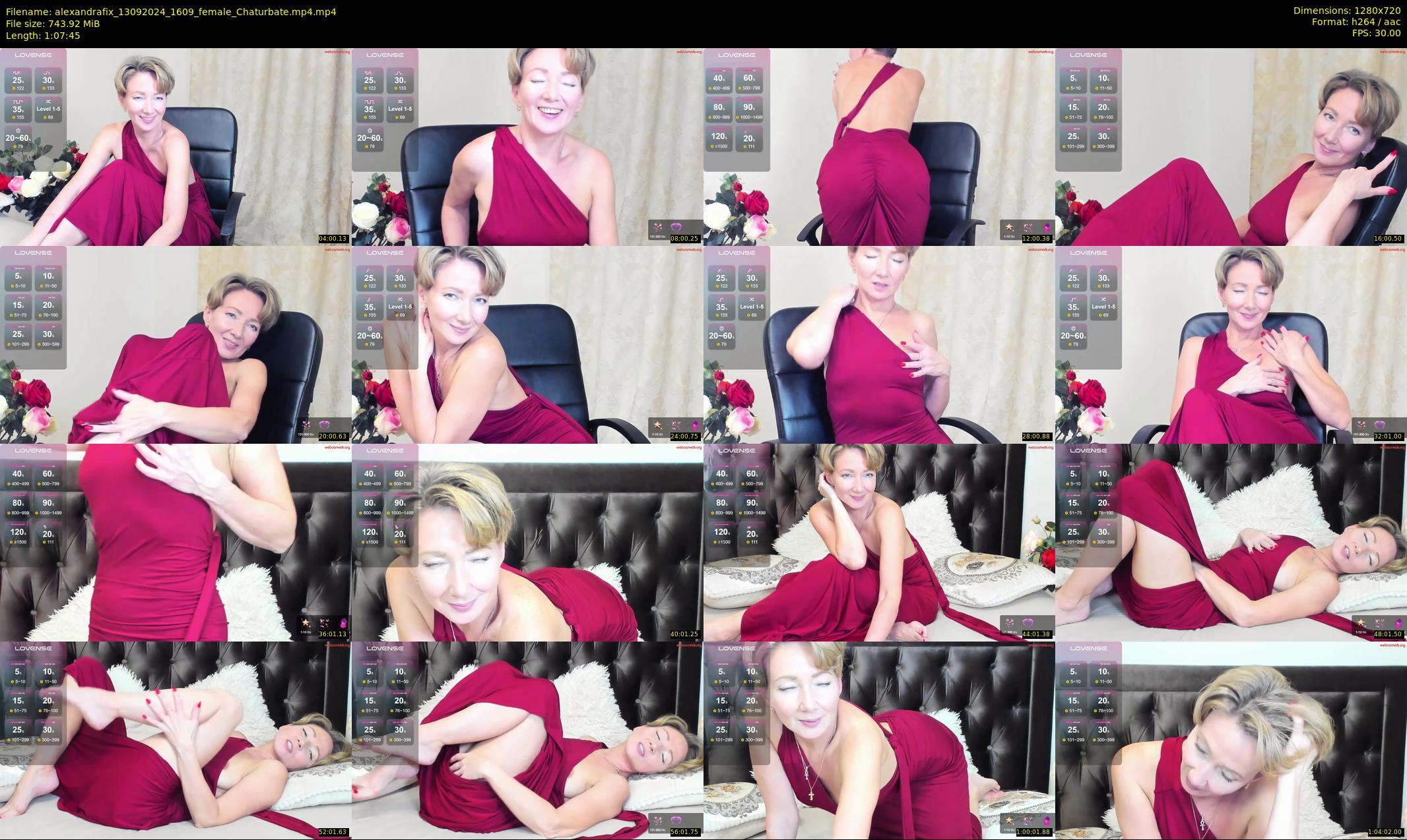 alexandrafix — 68 minute Chaturbate female cam show recording, 720p, Sep 13, 2024