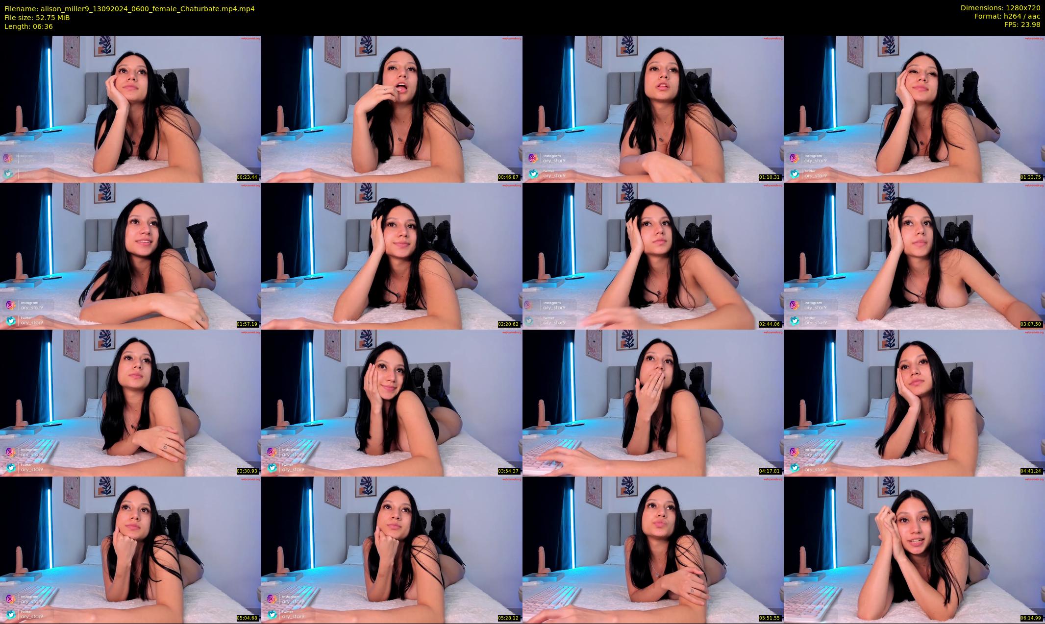 alison_miller9 — 7 minute Chaturbate female cam show recording, 720p, Sep 13, 2024