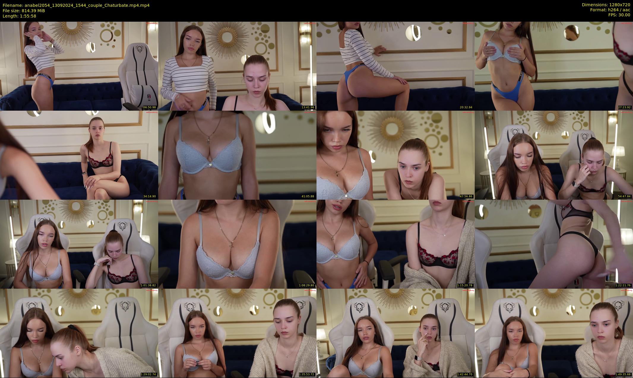 anabel2054 — 116 minute Chaturbate female cam show recording, 720p, Sep 13, 2024