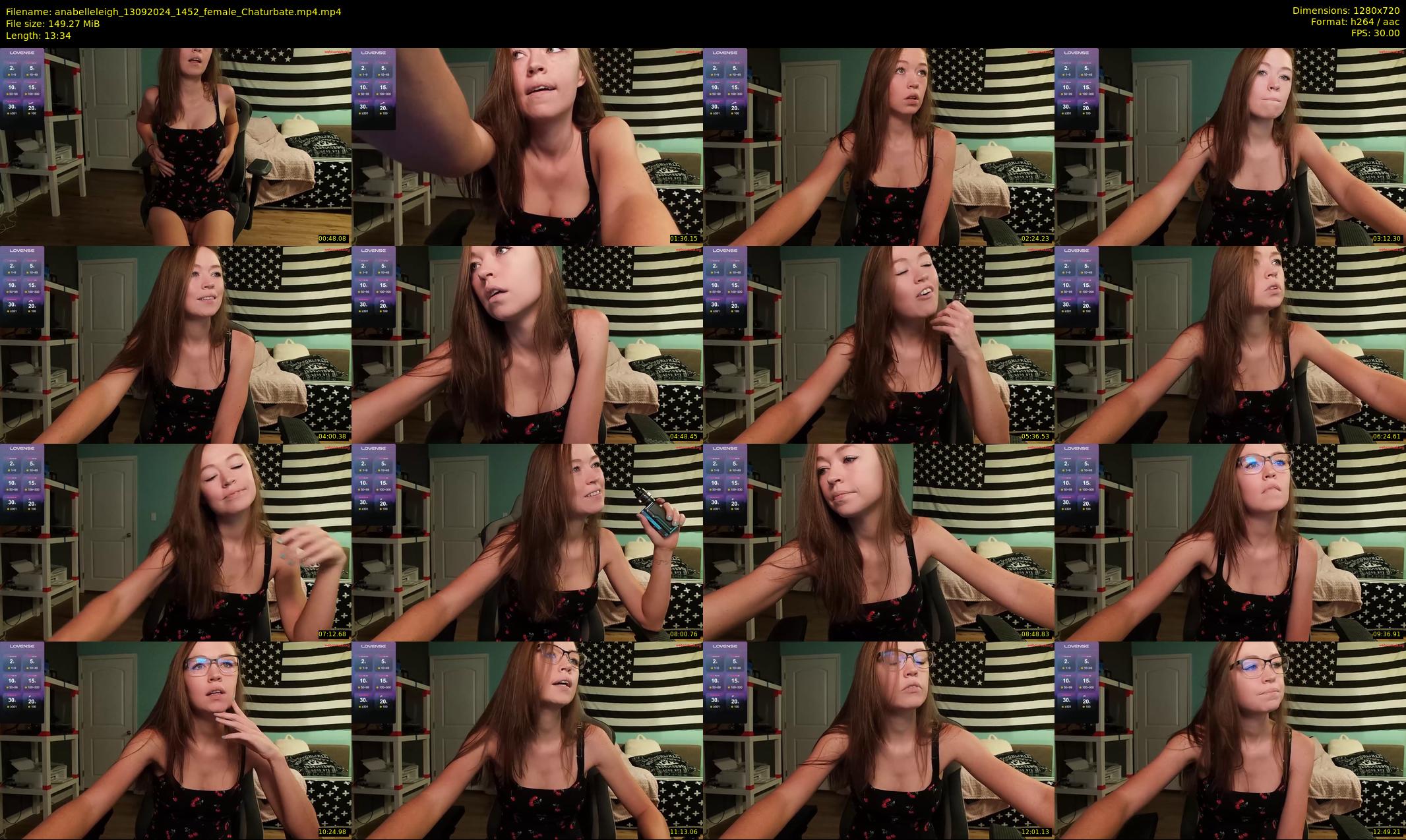 anabelleleigh — 14 minute Chaturbate female cam show recording, 720p, Sep 13, 2024