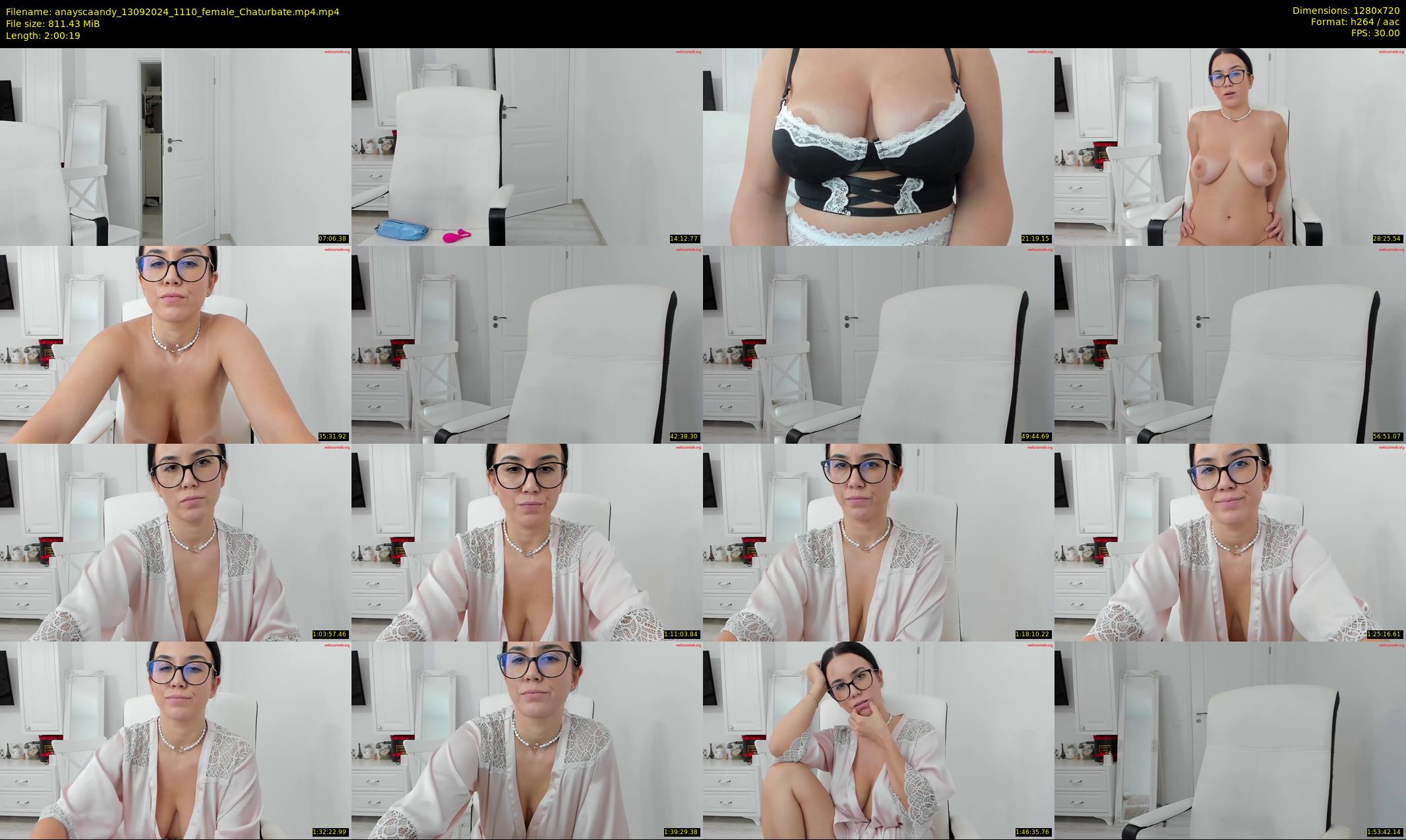 anayscaandy — 121 minute Chaturbate female cam show recording, 720p, Sep 13, 2024