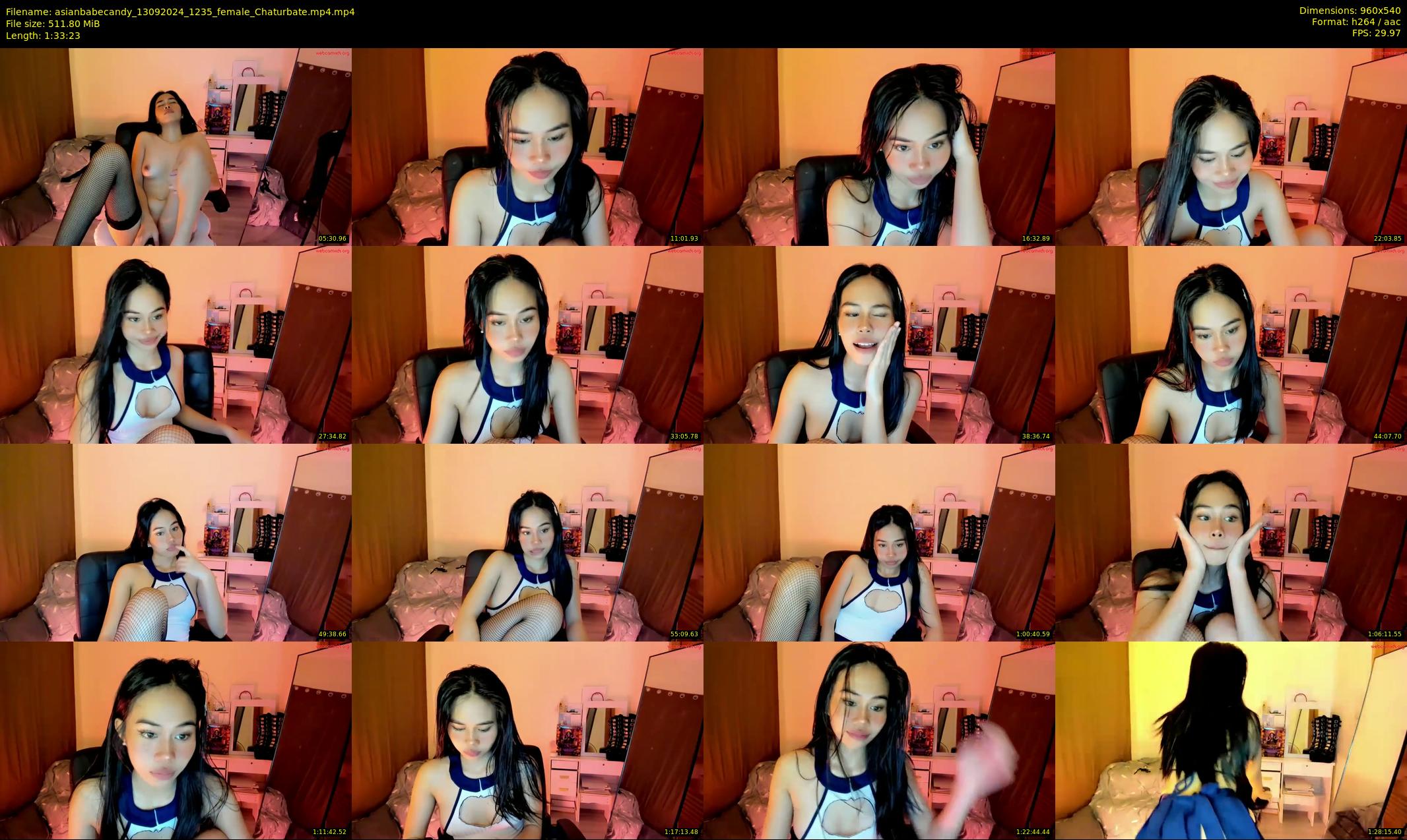 asianbabecandy — 94 minute Chaturbate female cam show recording, 480p, Sep 13, 2024