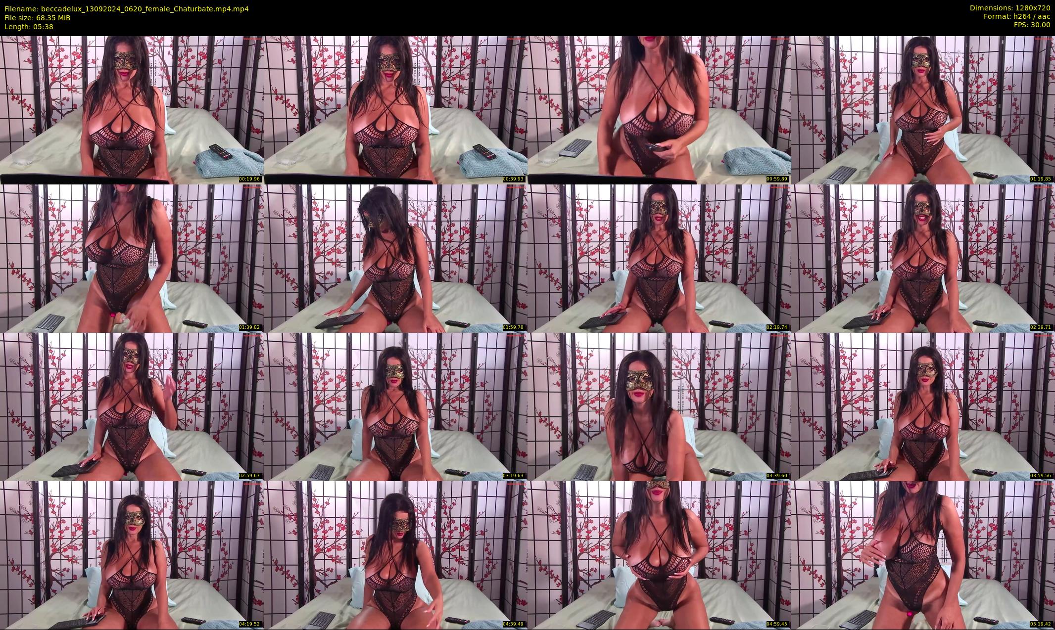 beccadelux — 6 minute Chaturbate female cam show recording, 720p, Sep 13, 2024