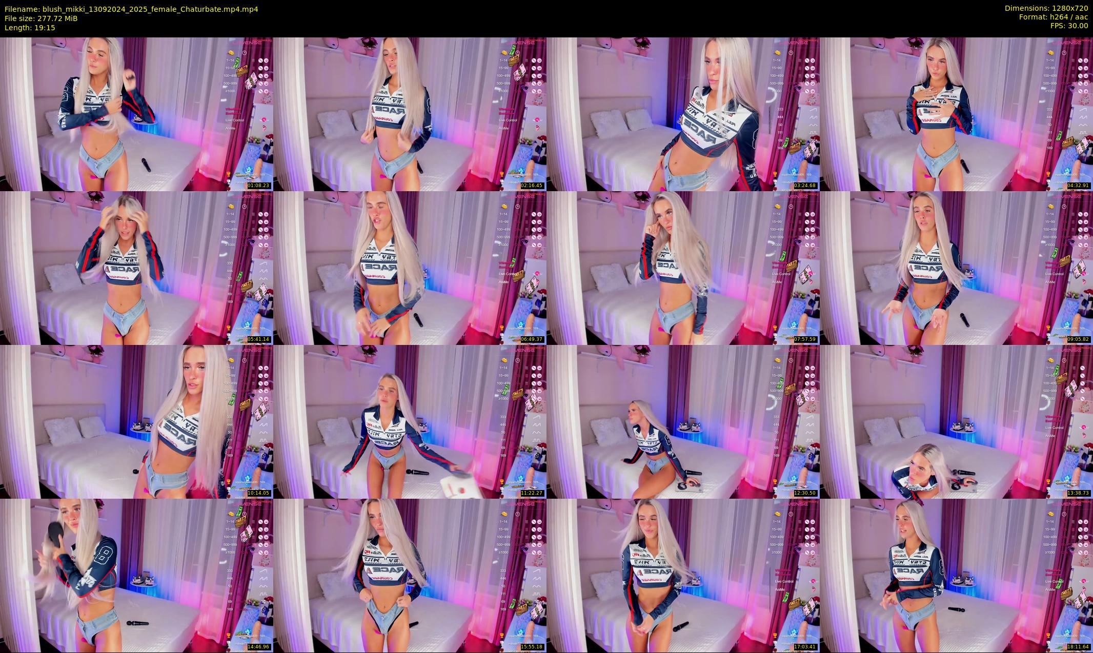 blush_mikki — 20 minute Chaturbate female cam show recording, 720p, Sep 13, 2024