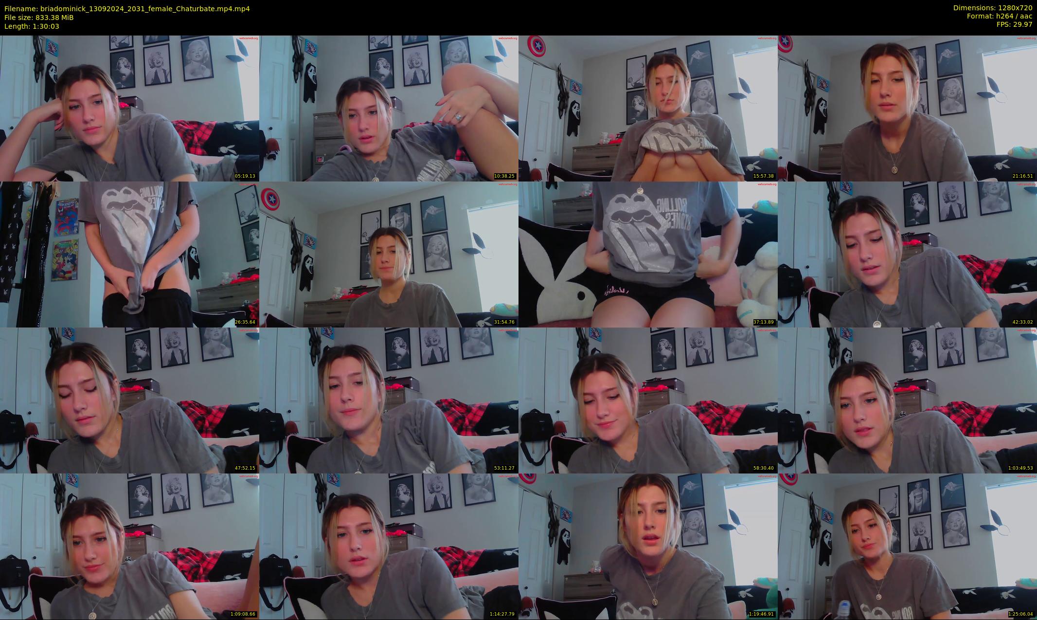 briadominick — 91 minute Chaturbate couple cam show recording, 720p, Sep 13, 2024