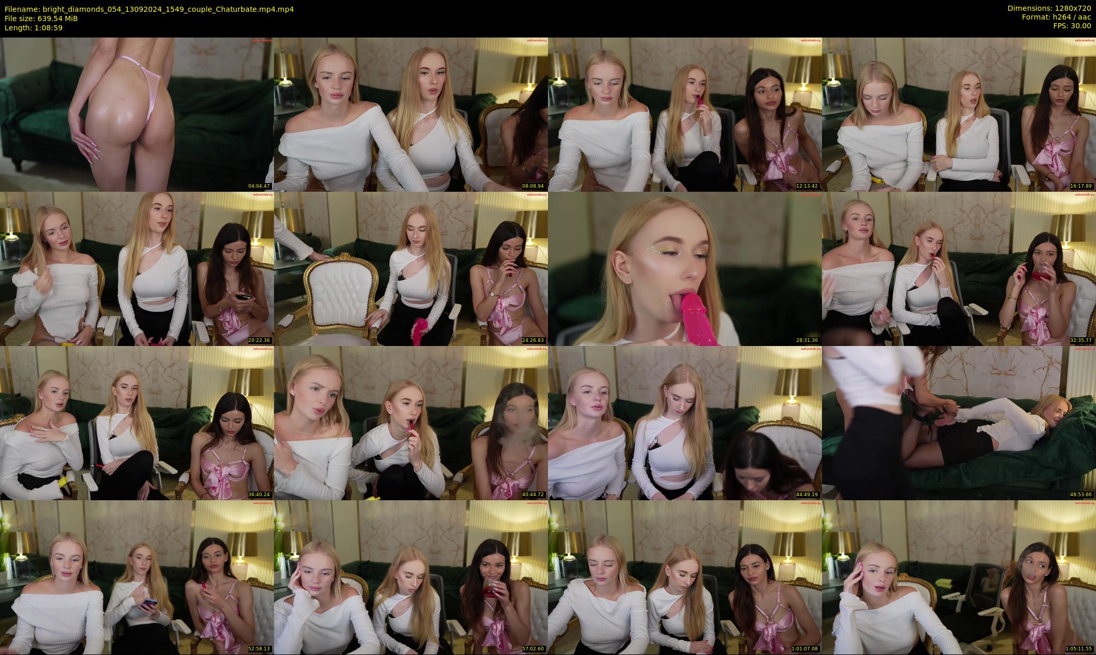 bright_diamonds_054 — 69 minute Chaturbate couple cam show recording, 720p, Sep 13, 2024