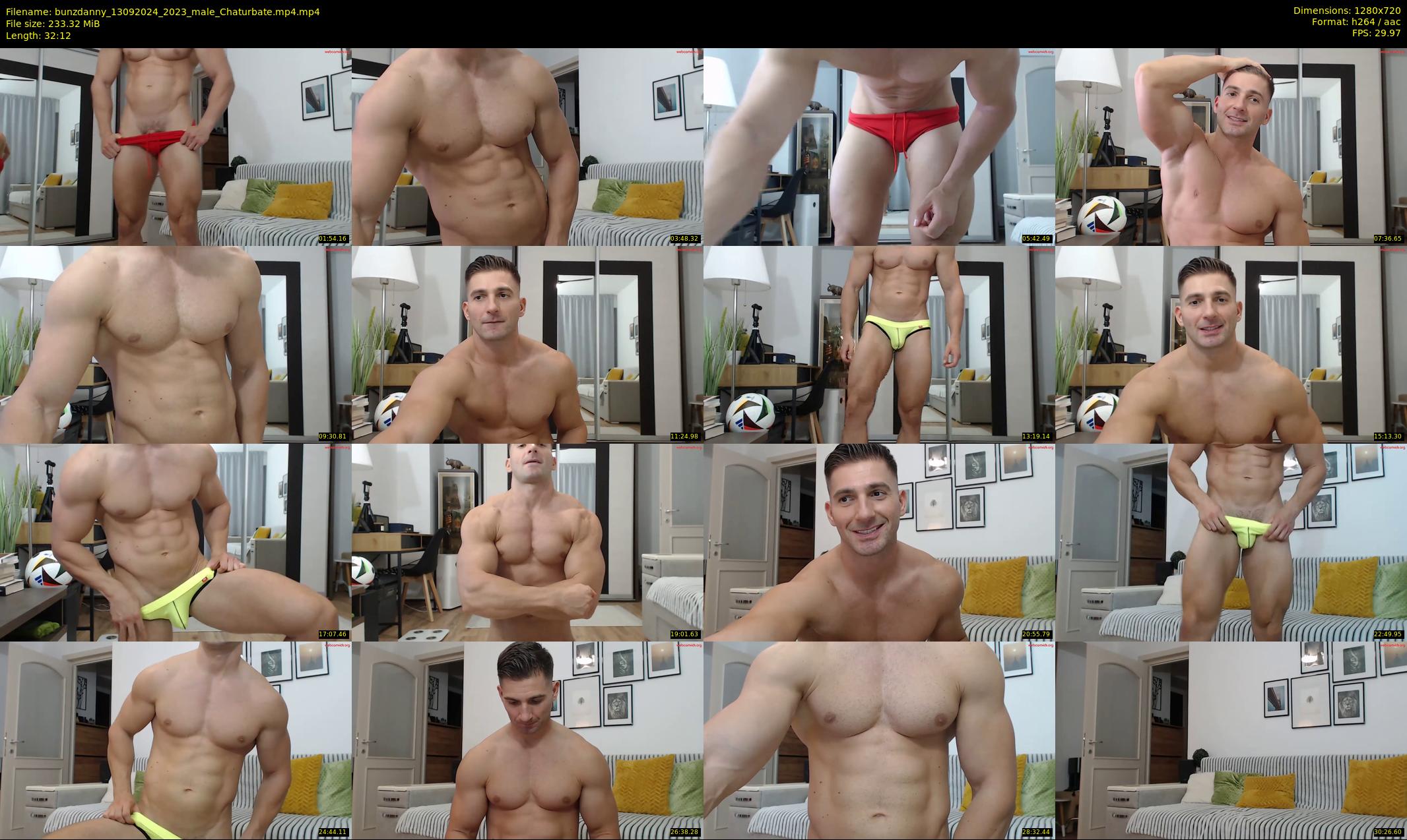 bunzdanny — 33 minute Chaturbate male cam show recording, 720p, Sep 13, 2024