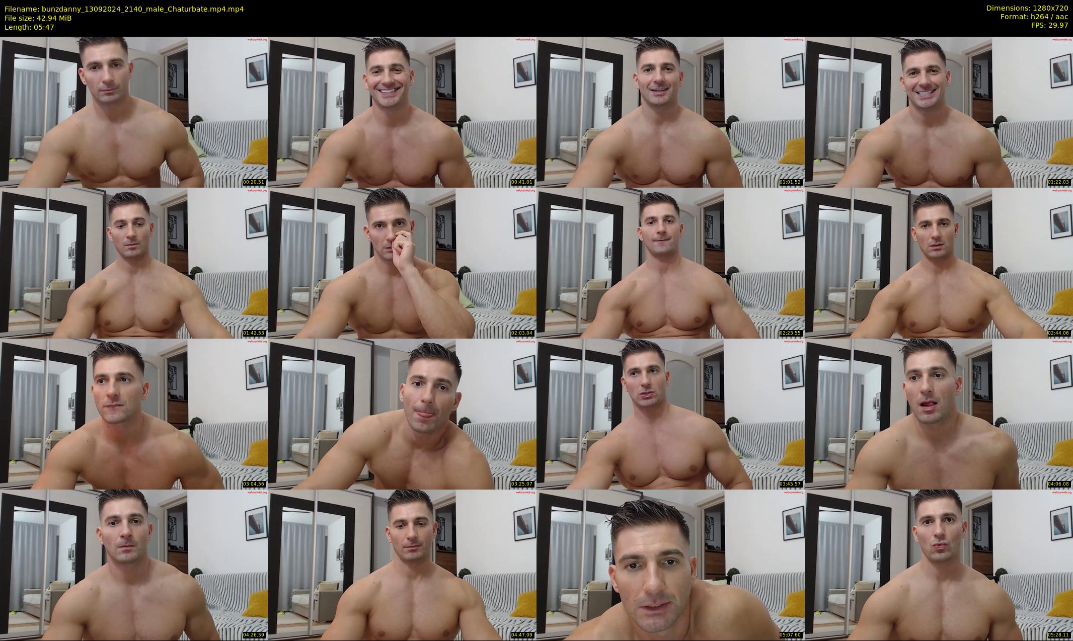 bunzdanny — 6 minute Chaturbate male cam show recording, 720p, Sep 13, 2024