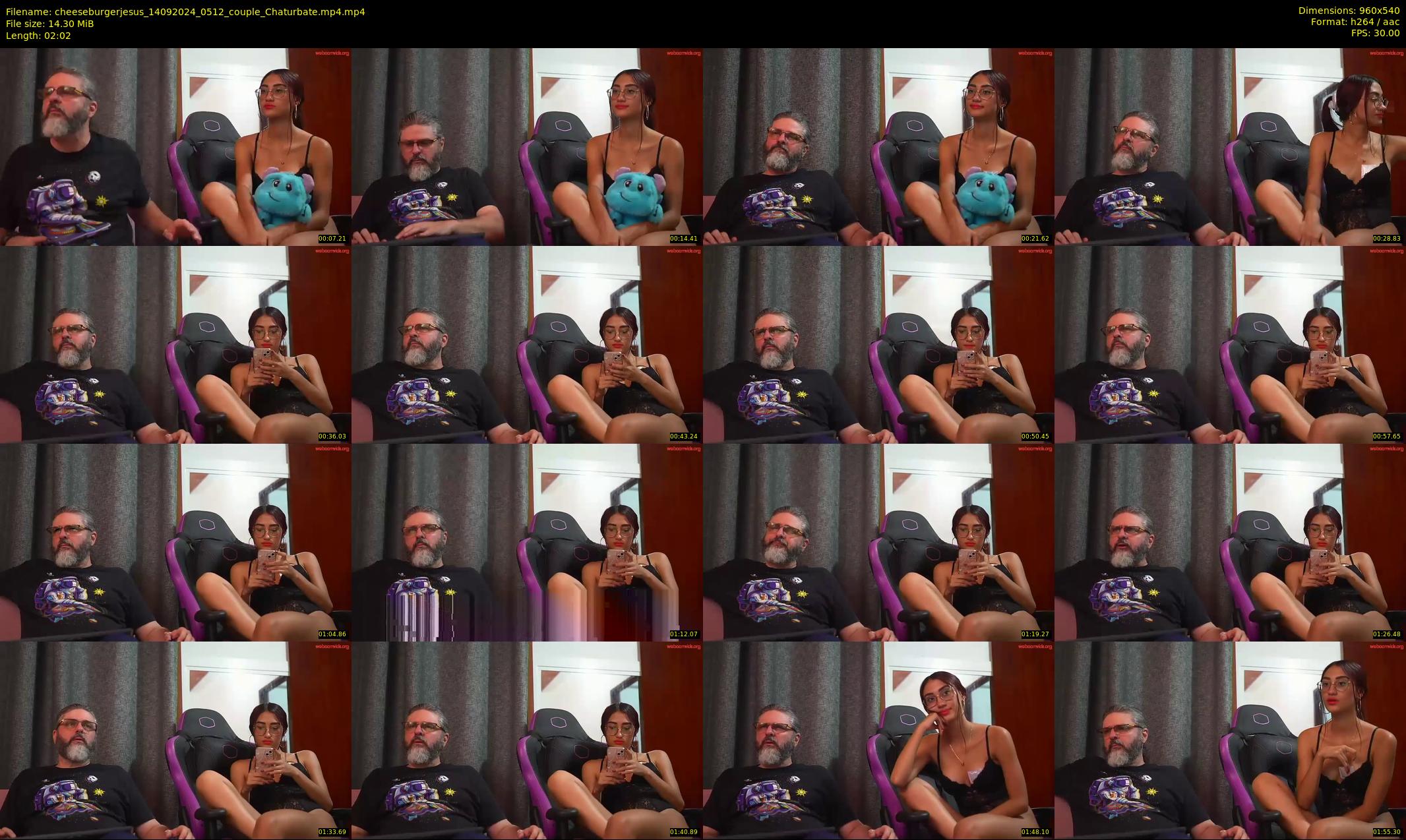 cheeseburgerjesus — 3 minute Chaturbate couple cam show recording, 480p, Sep 14, 2024