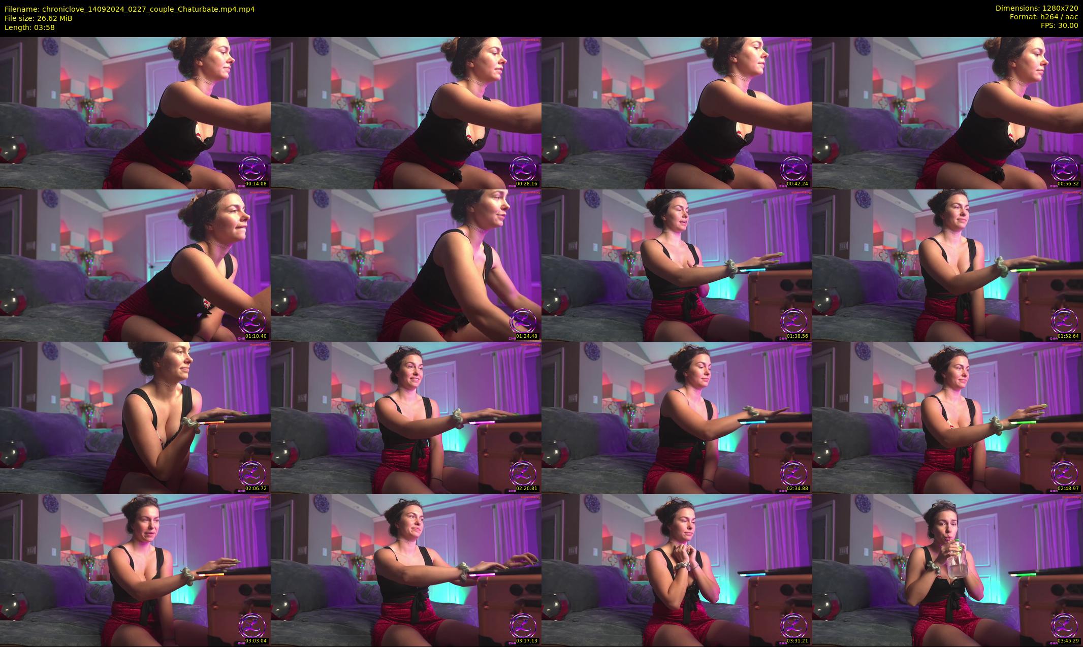 chroniclove — 4 minute Chaturbate female cam show recording, 720p, Sep 14, 2024