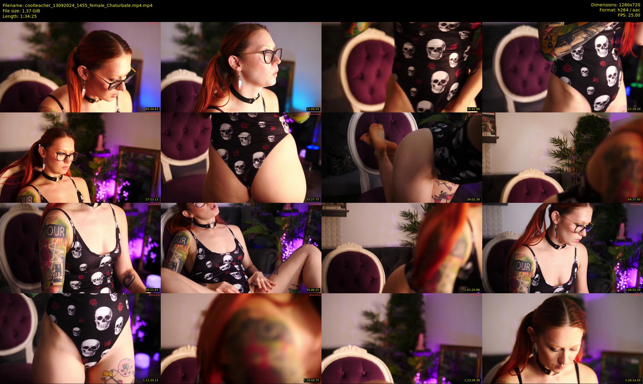 coolteacher — 95 minute Chaturbate female cam show recording, 720p, Sep 13, 2024