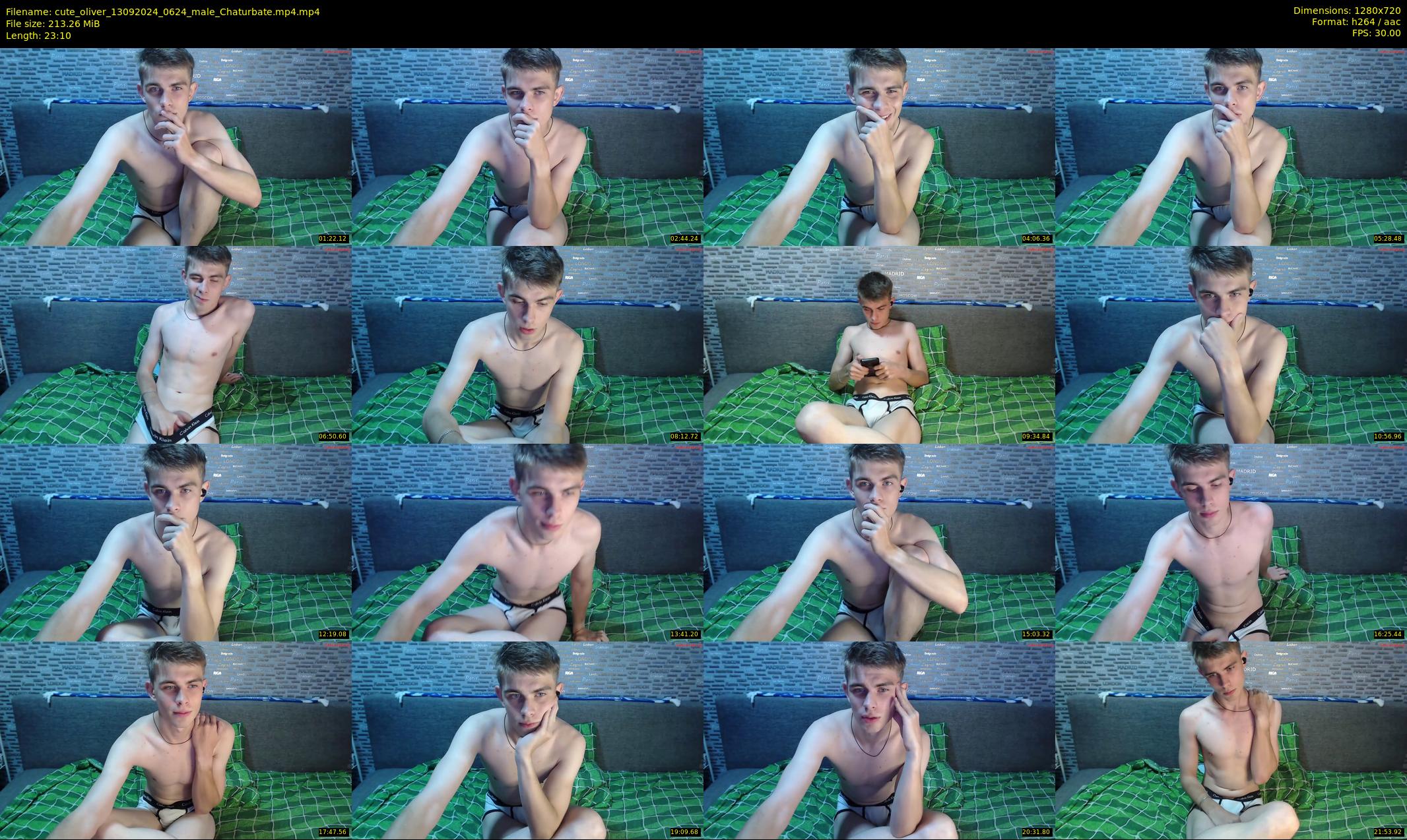 cute_oliver — 24 minute Chaturbate male cam show recording, 720p, Sep 13, 2024