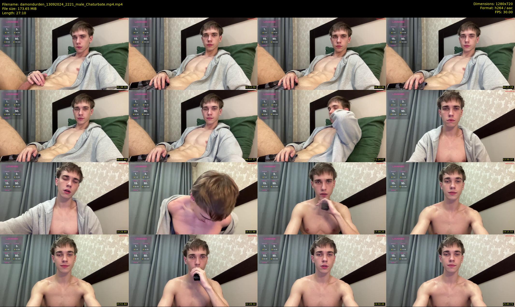 damondurden — 28 minute Chaturbate male cam show recording, 720p, Sep 13, 2024
