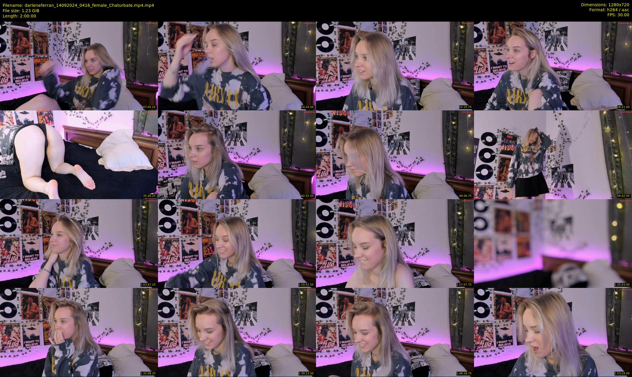darleneferran — 120 minute Chaturbate female cam show recording, 720p, Sep 14, 2024