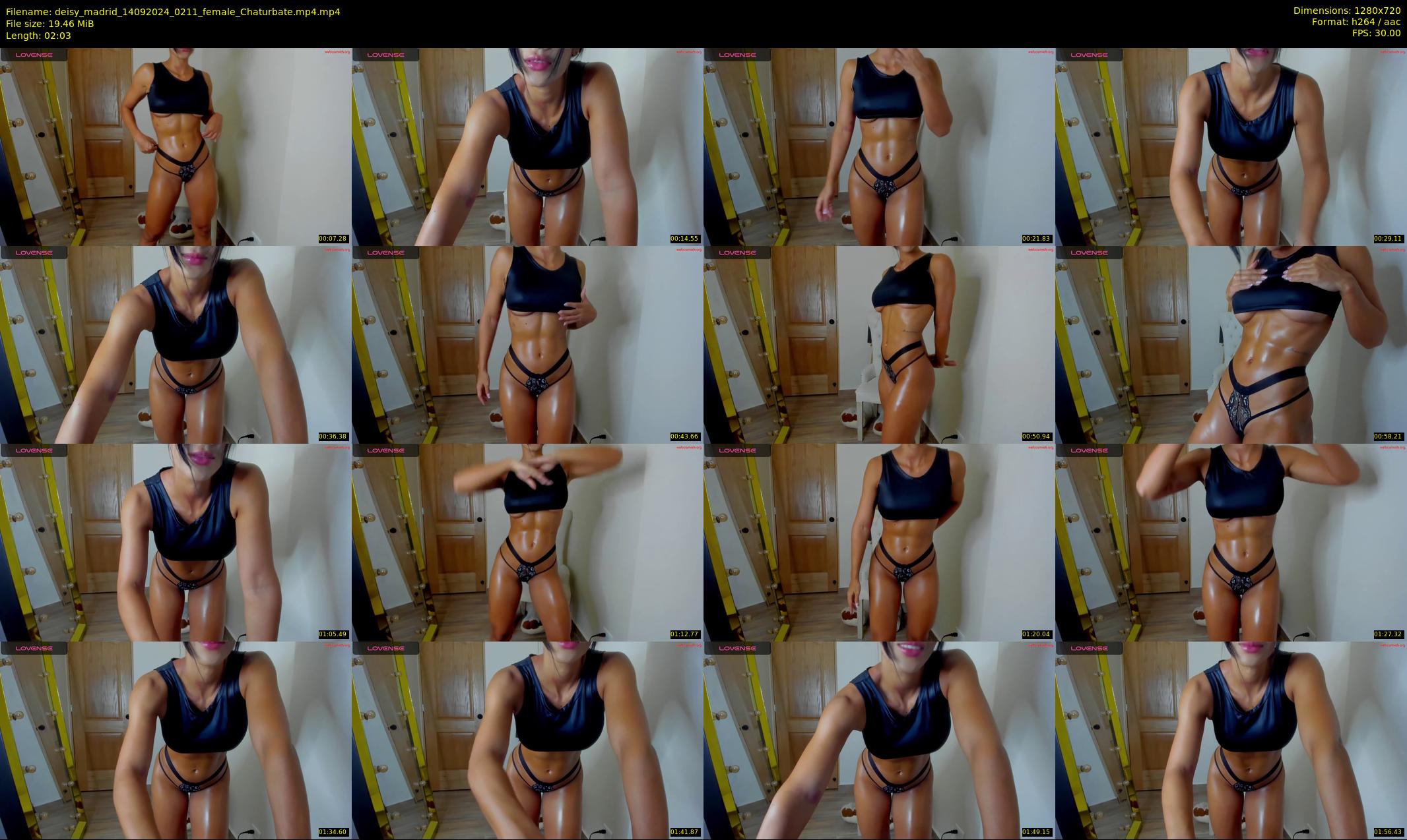 deisy_madrid — 3 minute Chaturbate female cam show recording, 720p, Sep 14, 2024