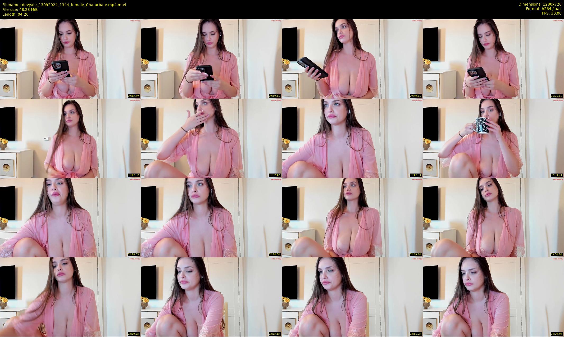 devyale — 5 minute Chaturbate female cam show recording, 720p, Sep 13, 2024