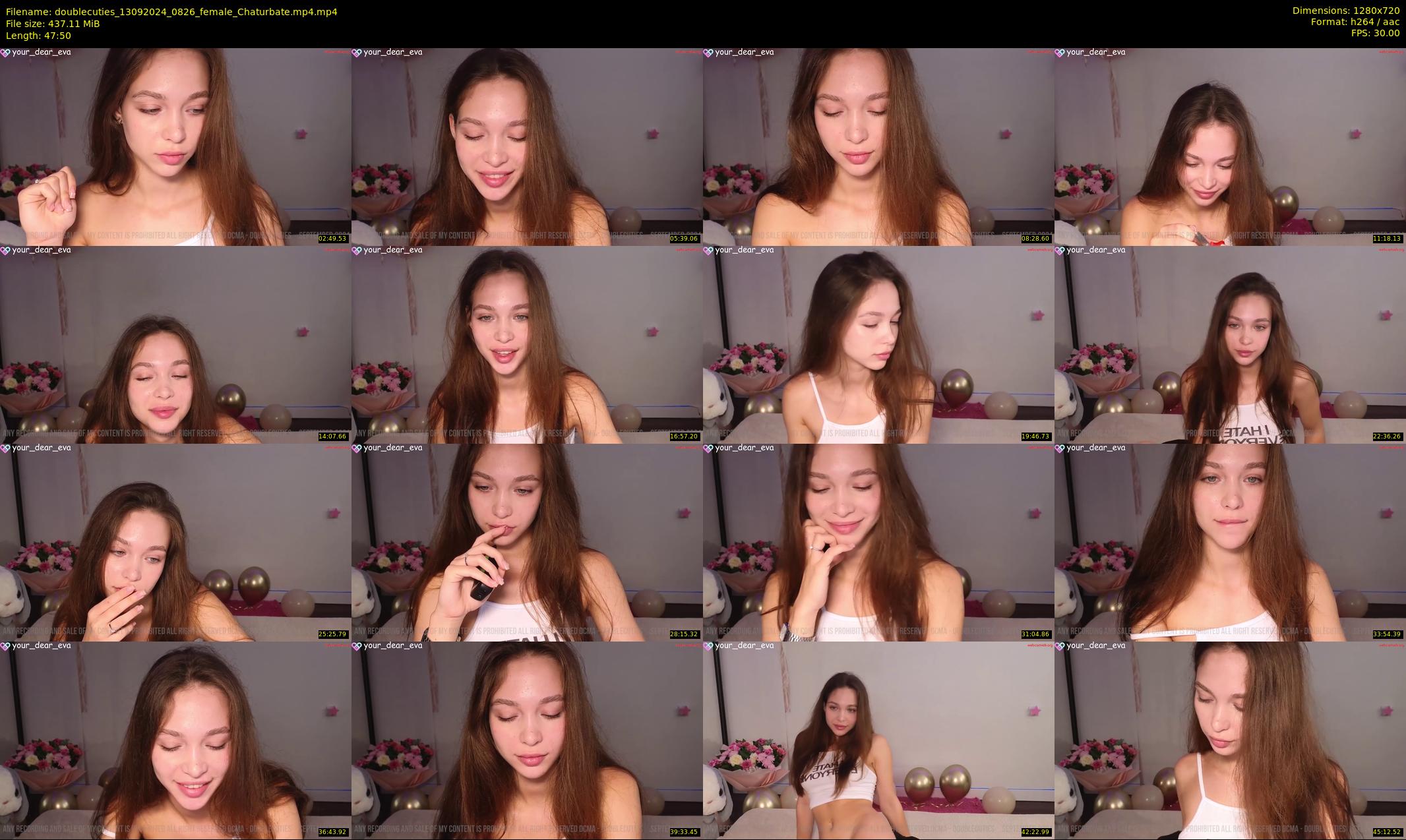 doublecuties — 48 minute Chaturbate couple cam show recording, 720p, Sep 13, 2024