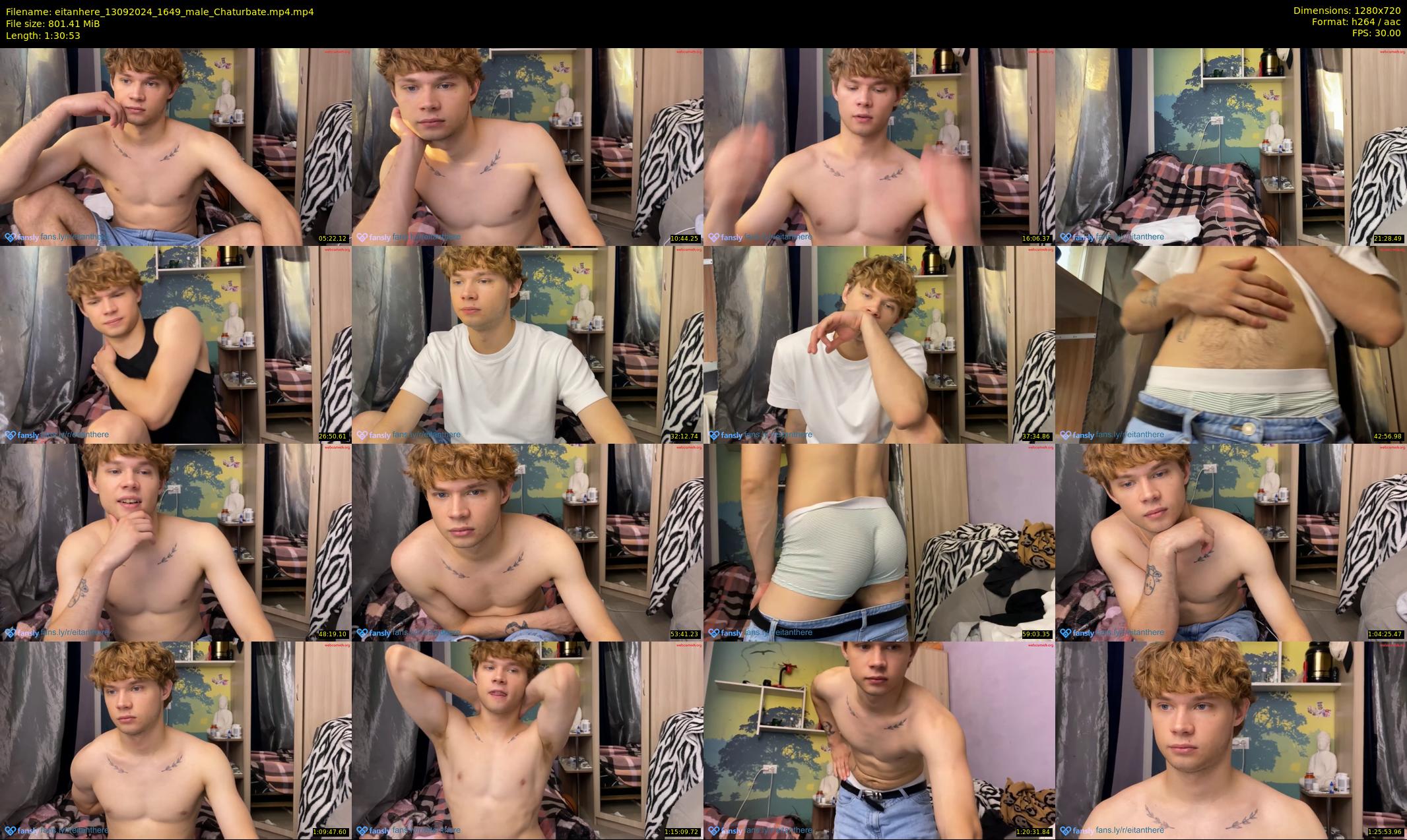 eitanhere — 91 minute Chaturbate male cam show recording, 720p, Sep 13, 2024