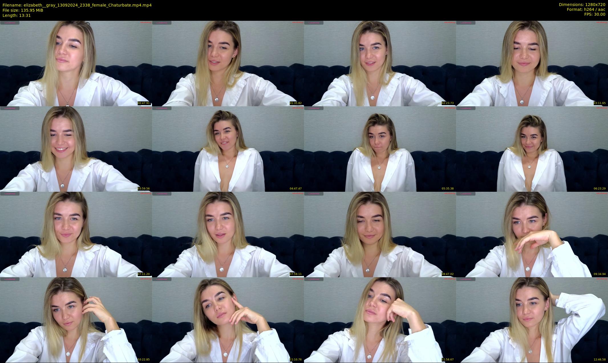 elizabeth__gray — 14 minute Chaturbate female cam show recording, 720p, Sep 13, 2024